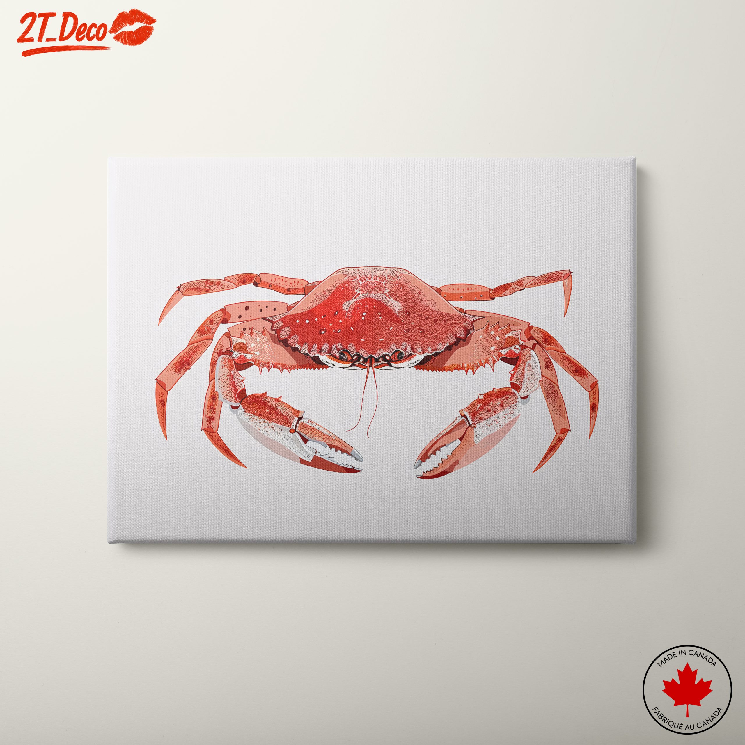 Detailed Crab Illustration
