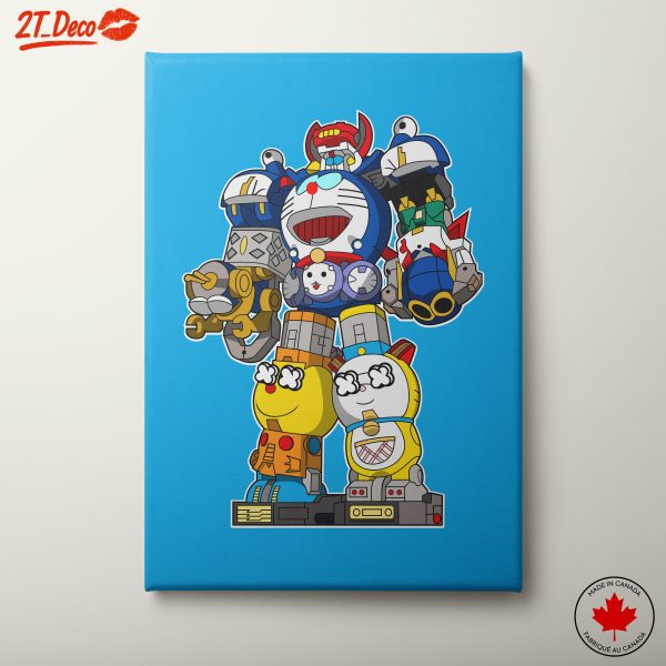 Colorful Anime Robot Character Artwork
