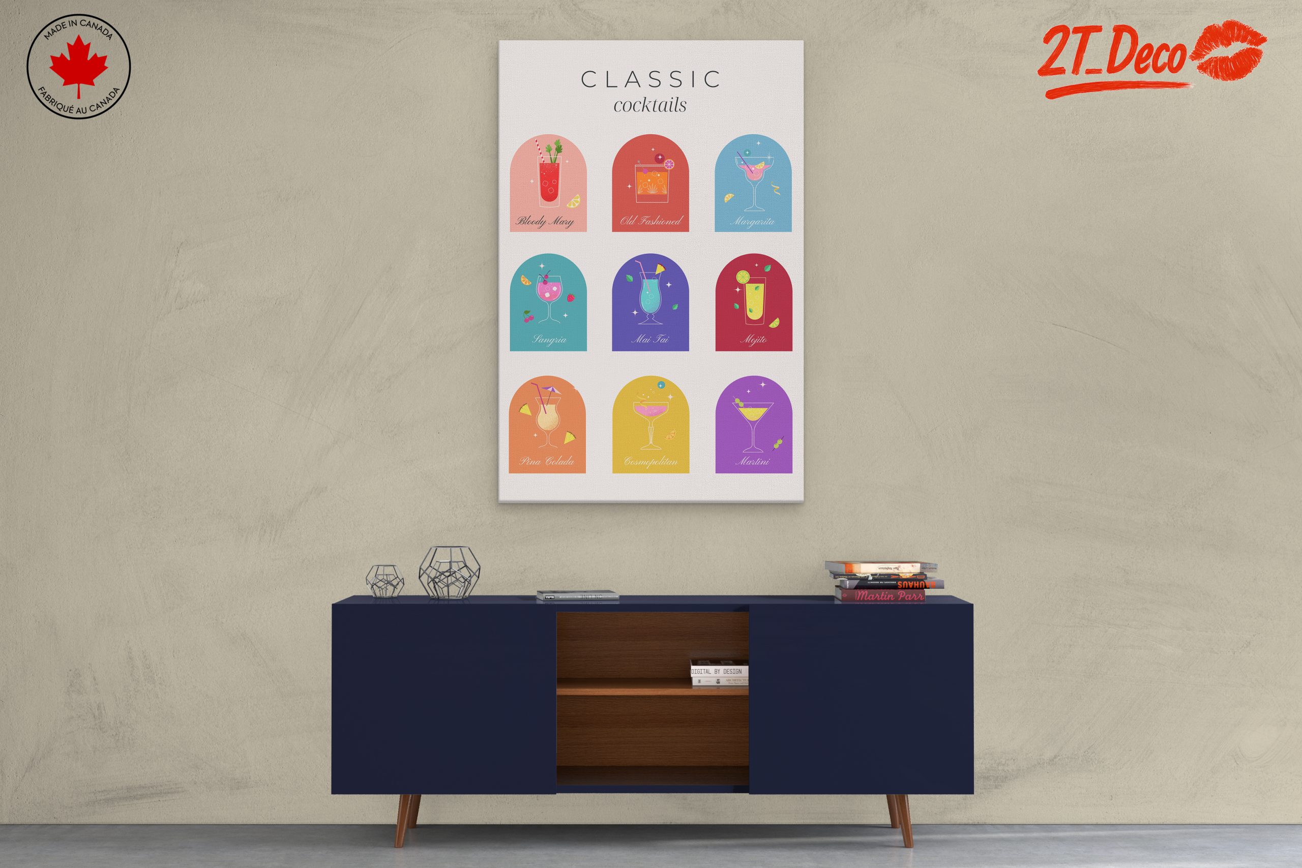Classic Cocktail Art Prints Featuring Iconic Drinks - Image 3