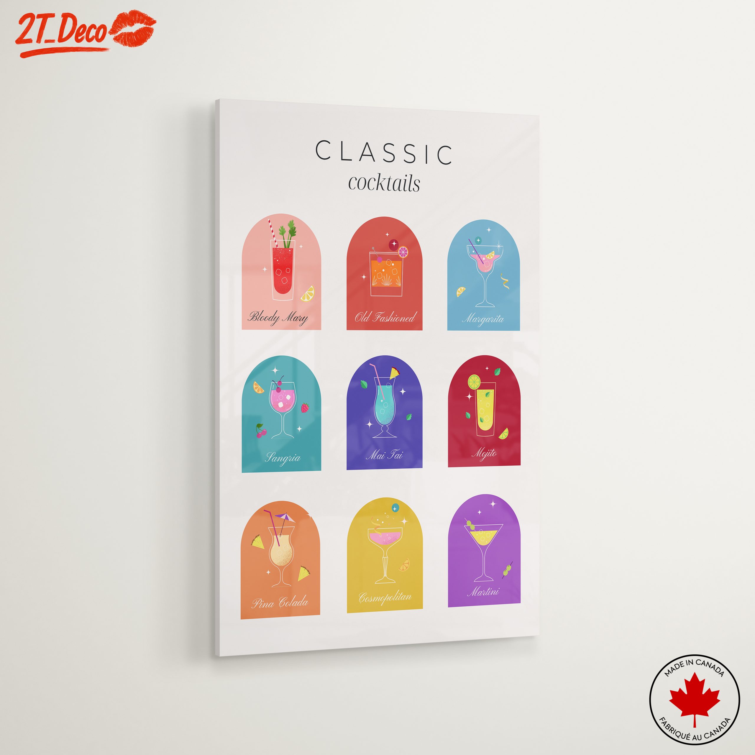 Classic Cocktail Art Prints Featuring Iconic Drinks - Image 6