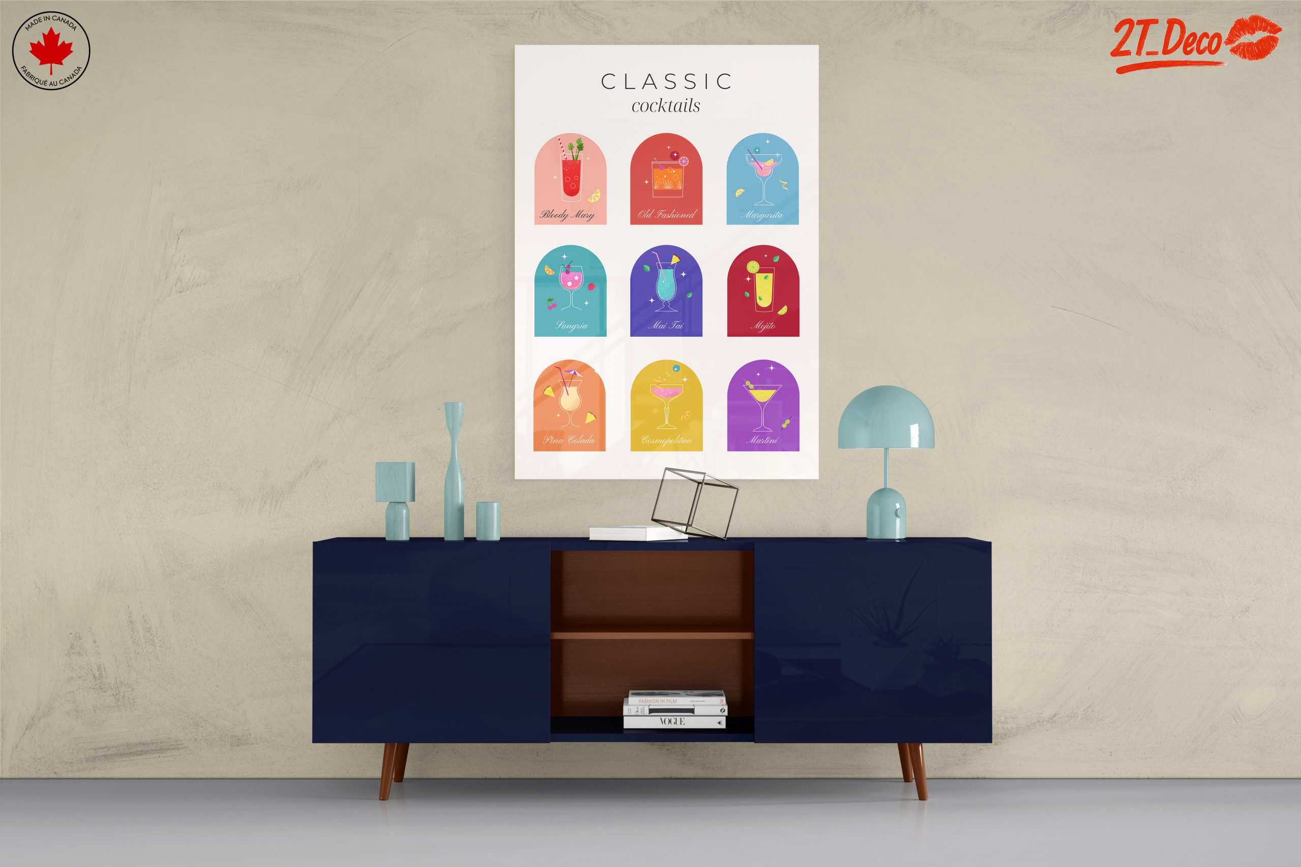 Classic Cocktail Art Prints Featuring Iconic Drinks - Image 8