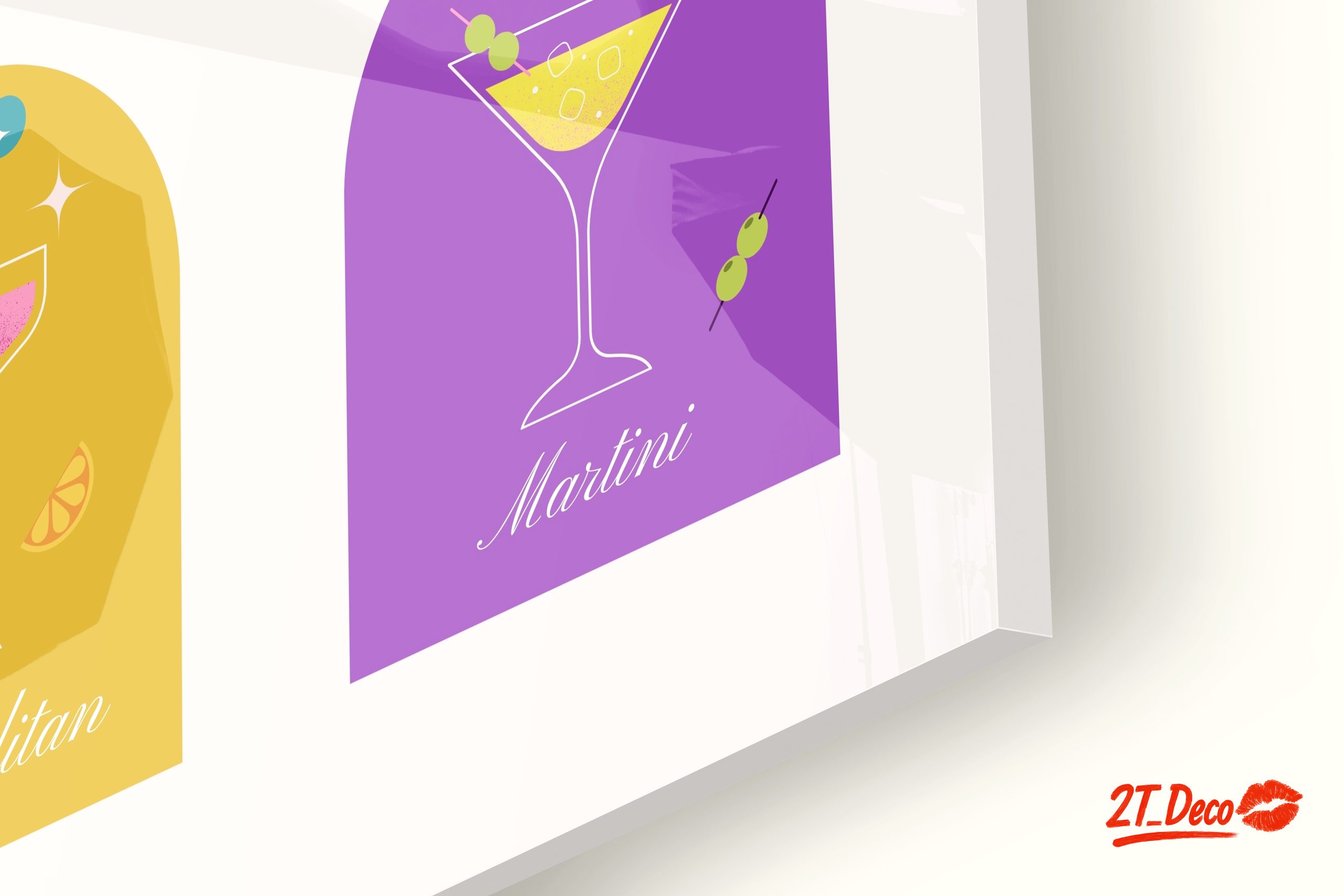 Classic Cocktail Art Prints Featuring Iconic Drinks - Image 9