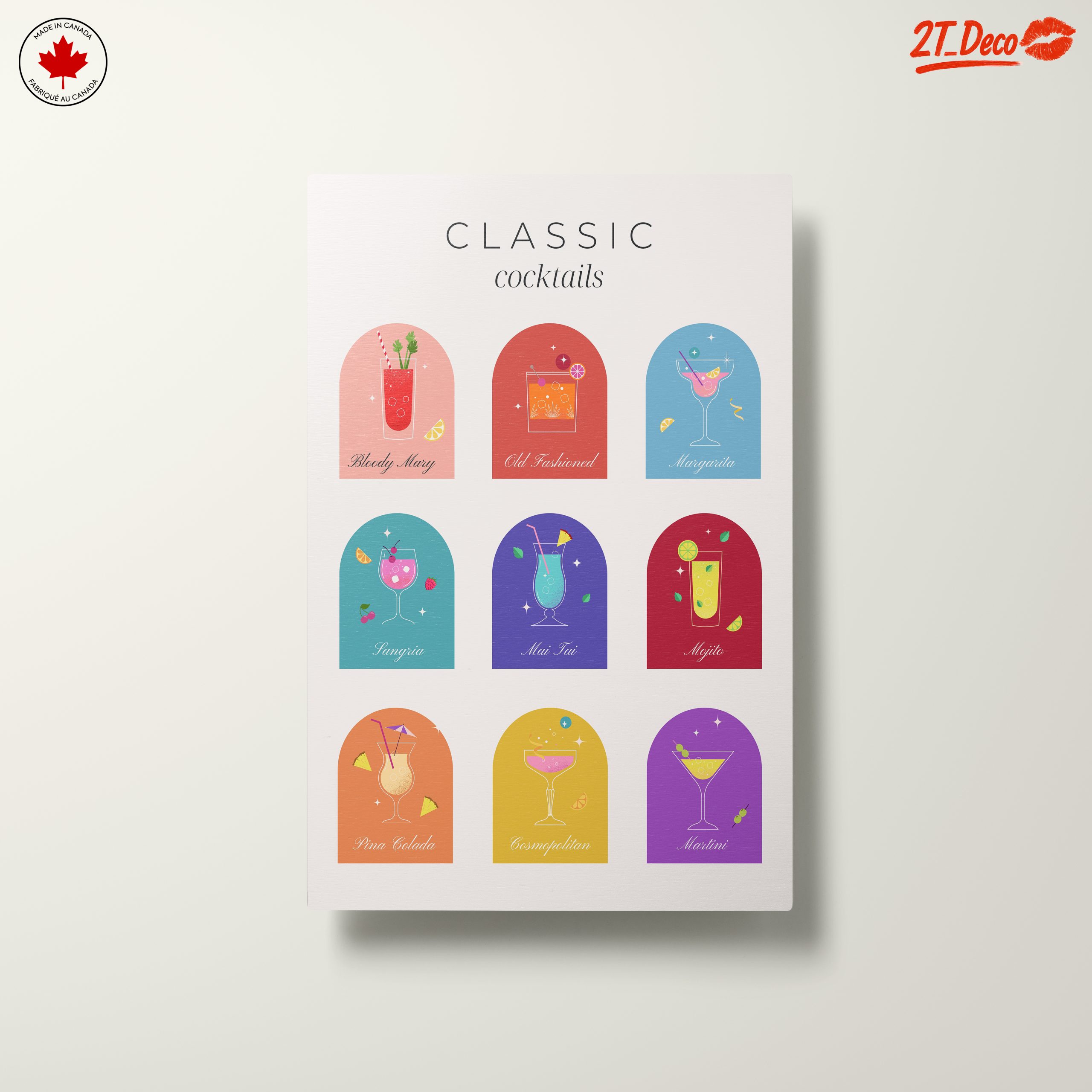 Classic Cocktail Art Prints Featuring Iconic Drinks - Image 10