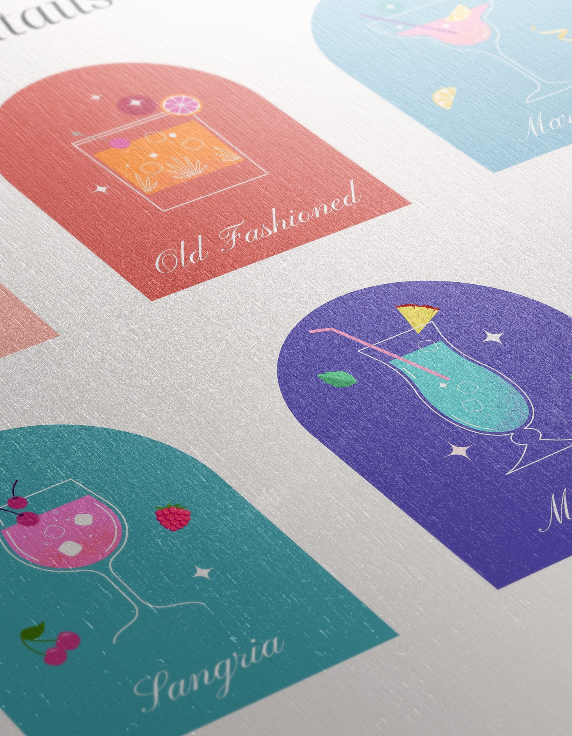 Classic Cocktail Art Prints Featuring Iconic Drinks - Image 12