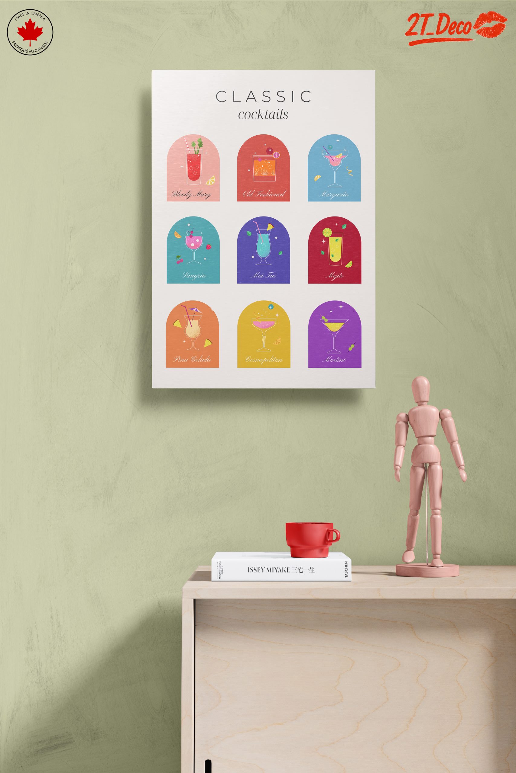 Classic Cocktail Art Prints Featuring Iconic Drinks - Image 14