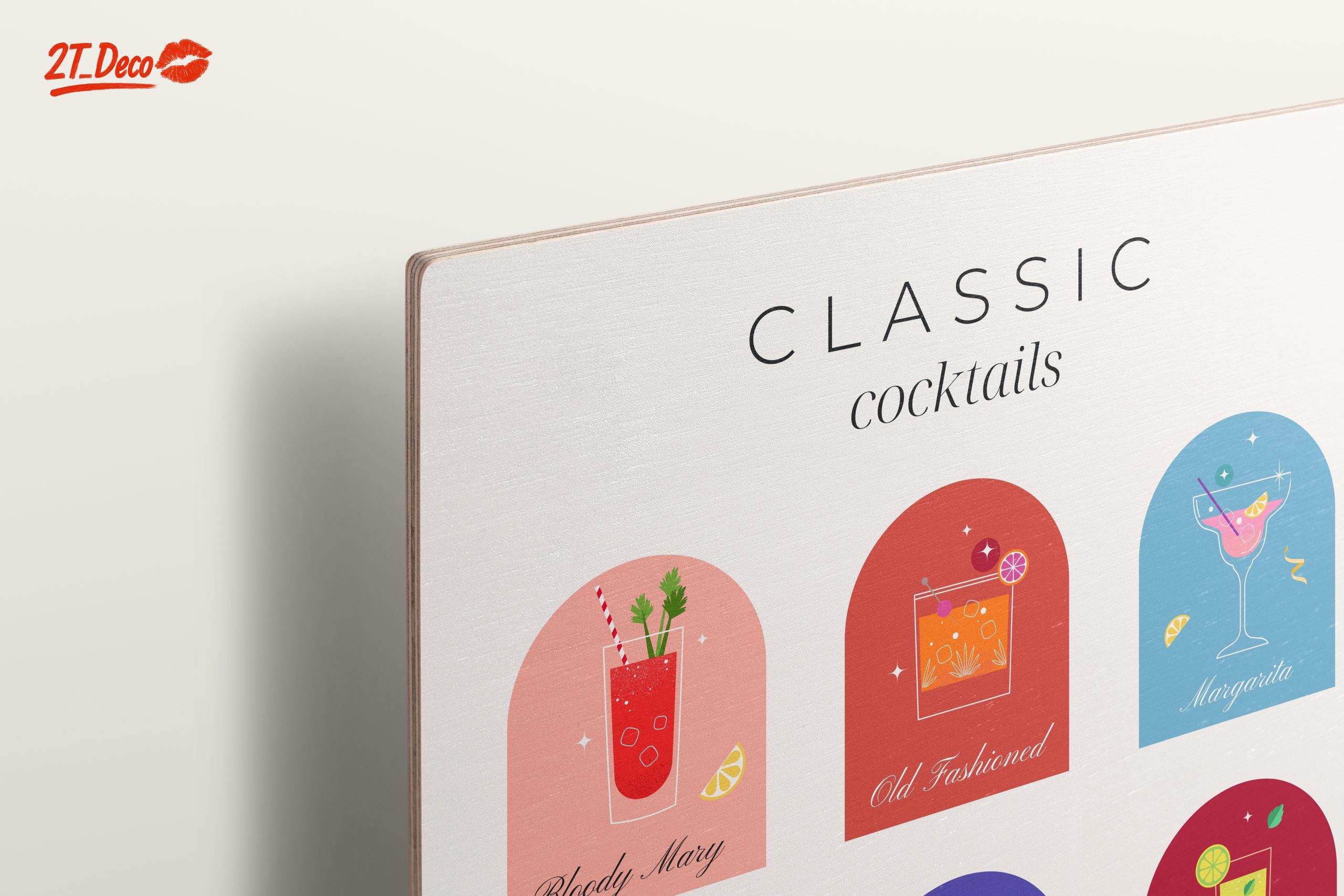 Classic Cocktail Art Prints Featuring Iconic Drinks - Image 15