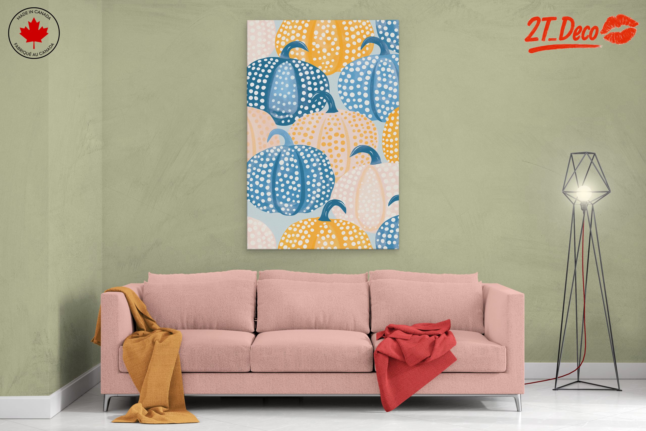 Stylized Abstract Pumpkin Design - Image 2
