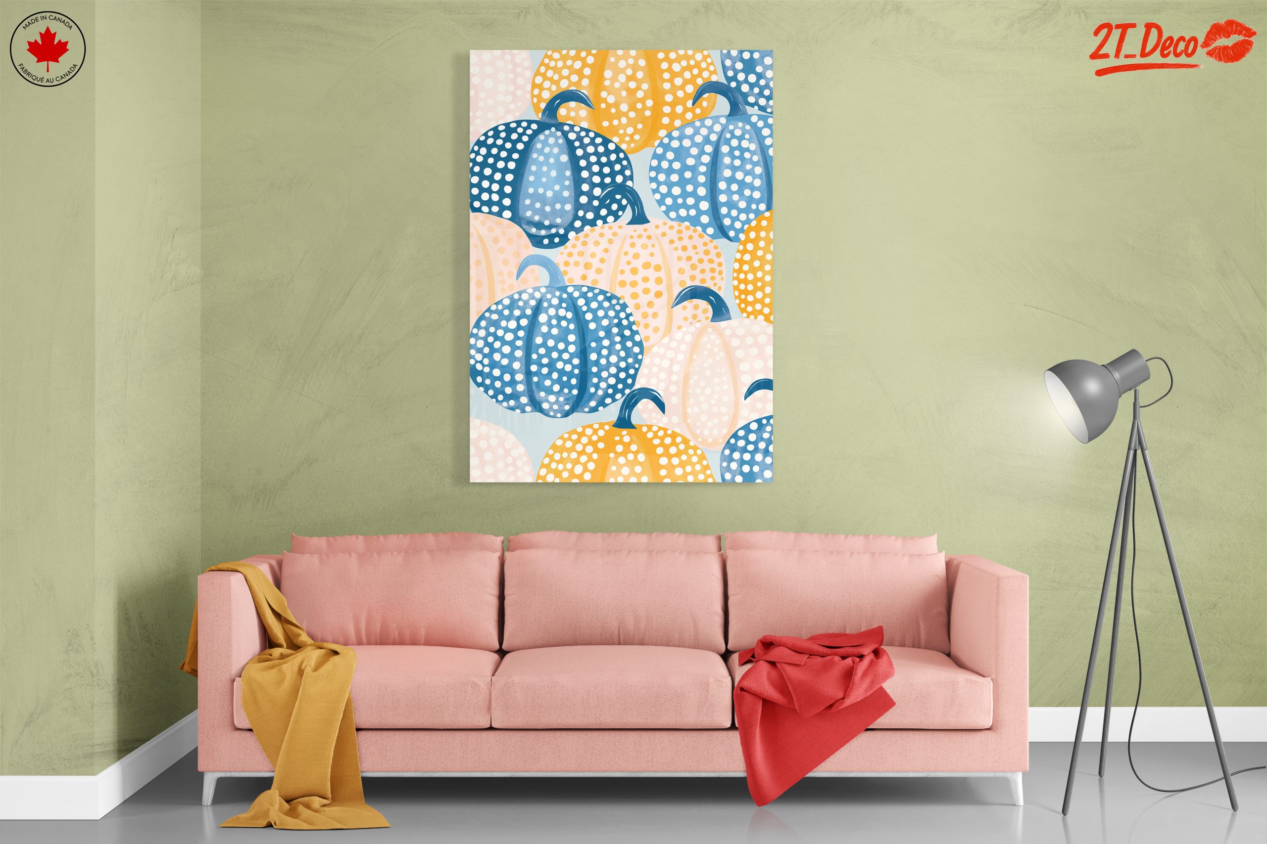 Stylized Abstract Pumpkin Design - Image 7