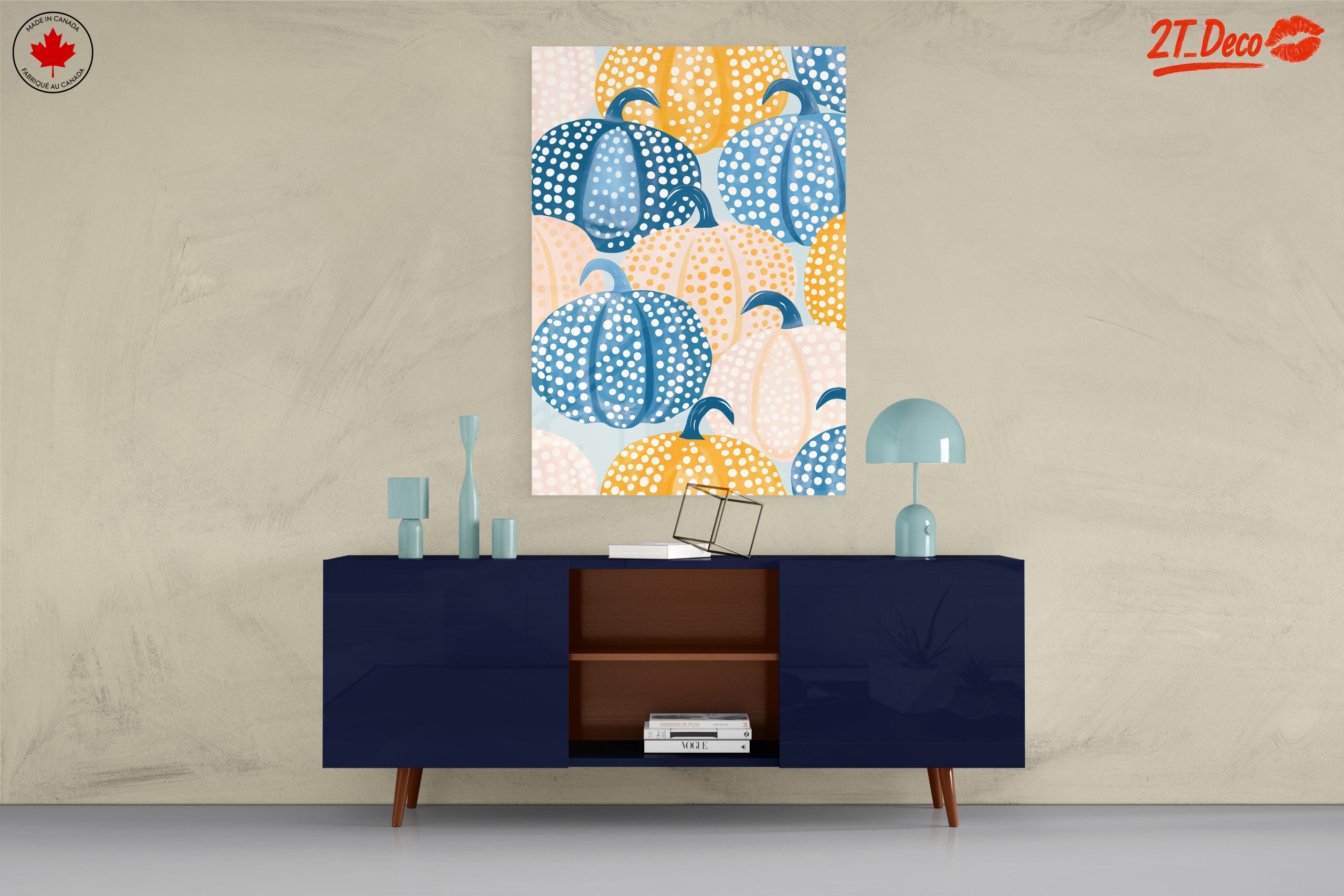 Stylized Abstract Pumpkin Design - Image 8