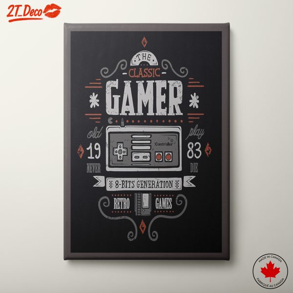 Classic Gamer 8-Bit Generation Art