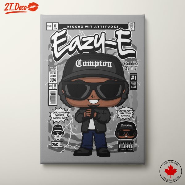 Eazy-E Character Art for Hip Hop Enthusiasts