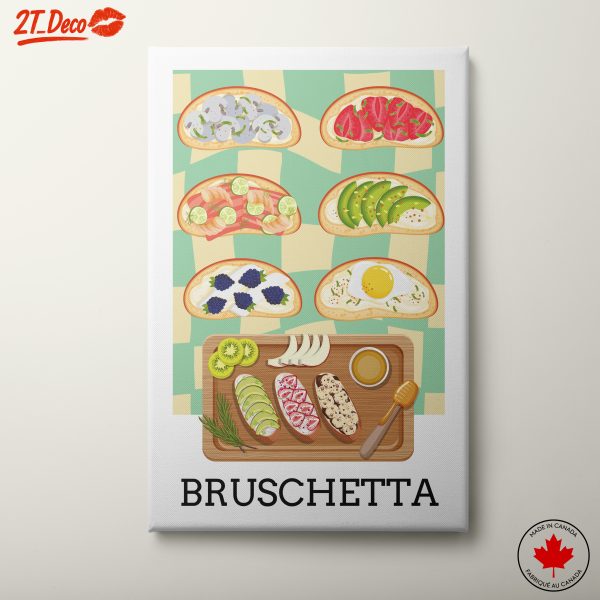 Colorful Bruschetta Artwork