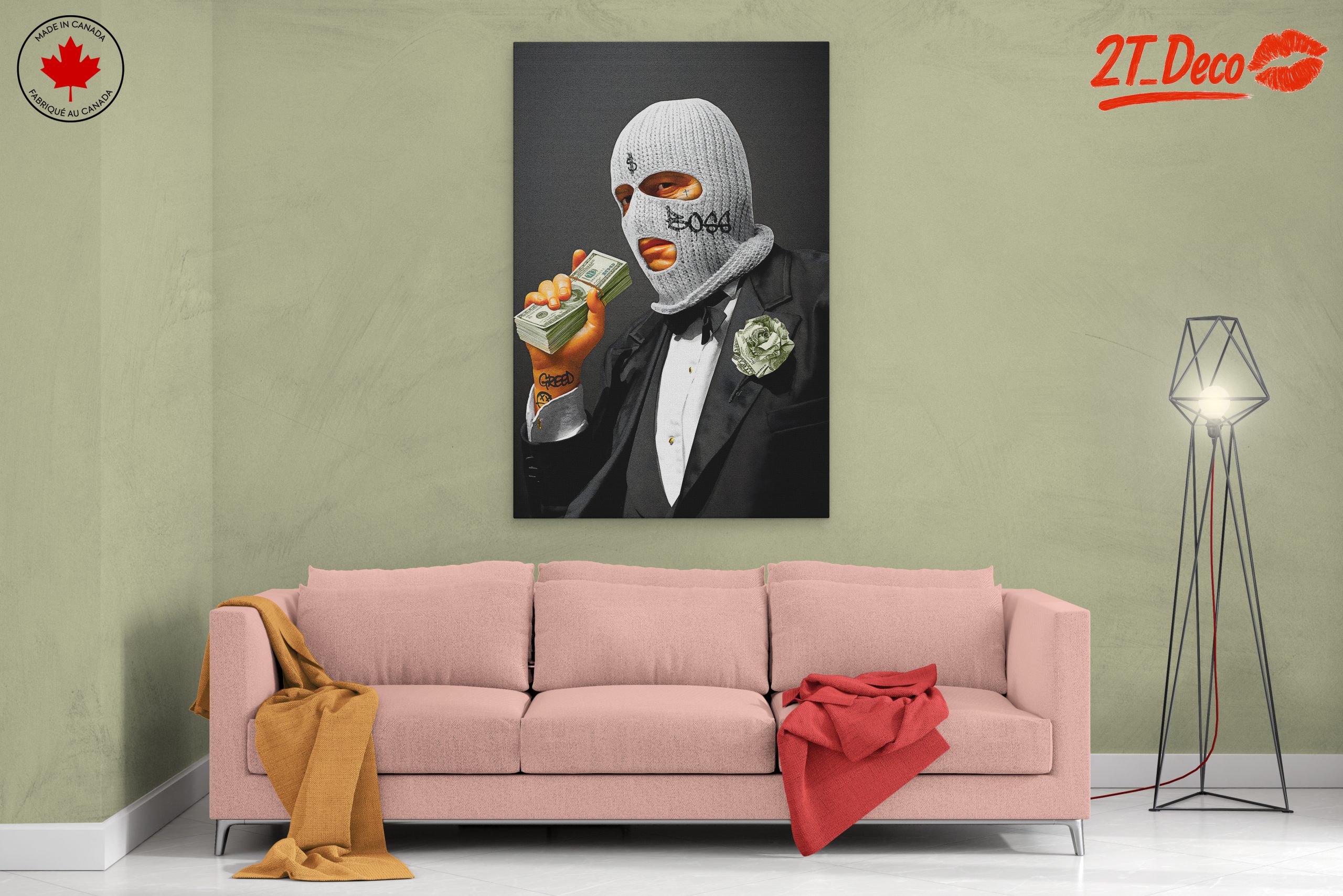 Contemporary Street Art Featuring Money and Power - Image 2