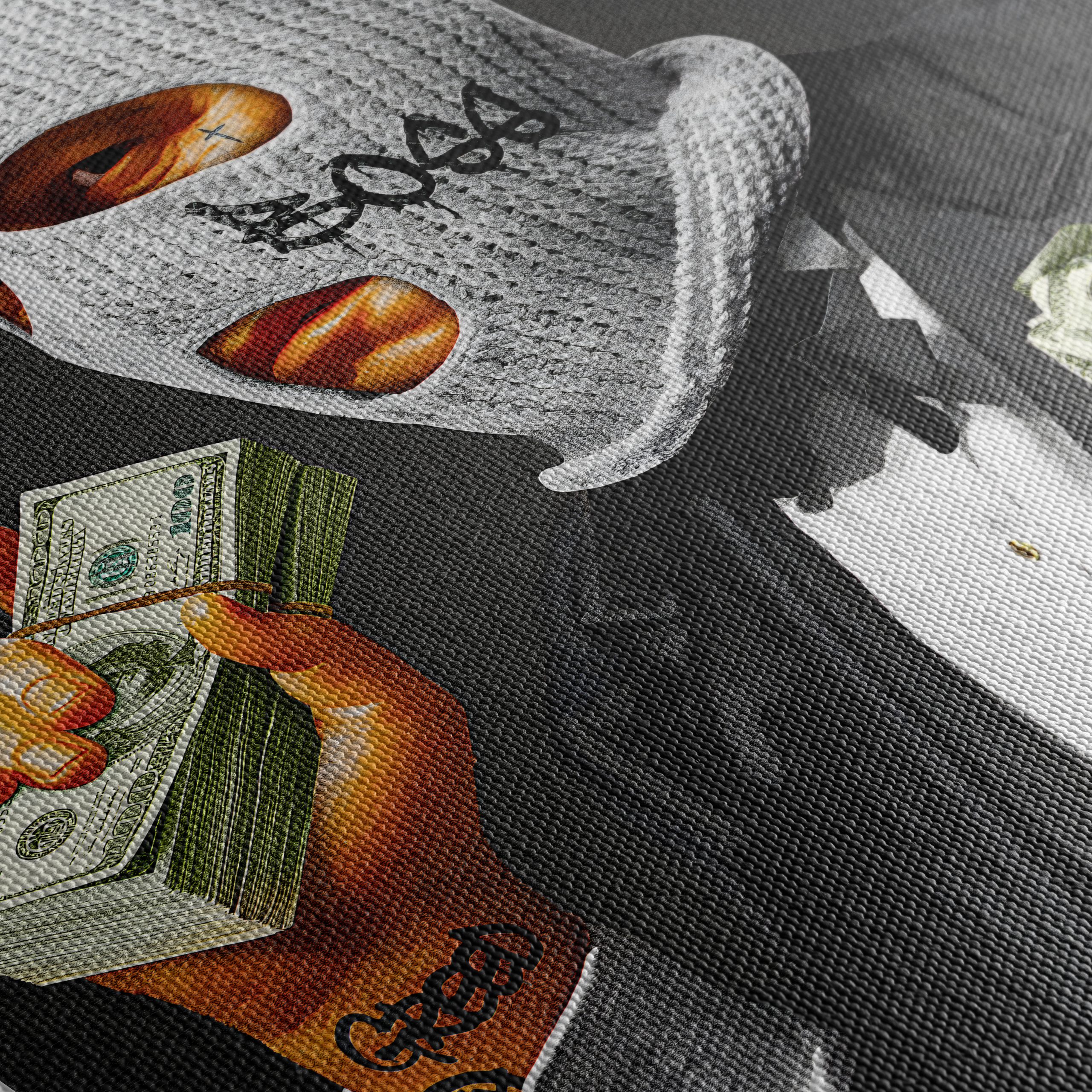 Contemporary Street Art Featuring Money and Power - Image 5