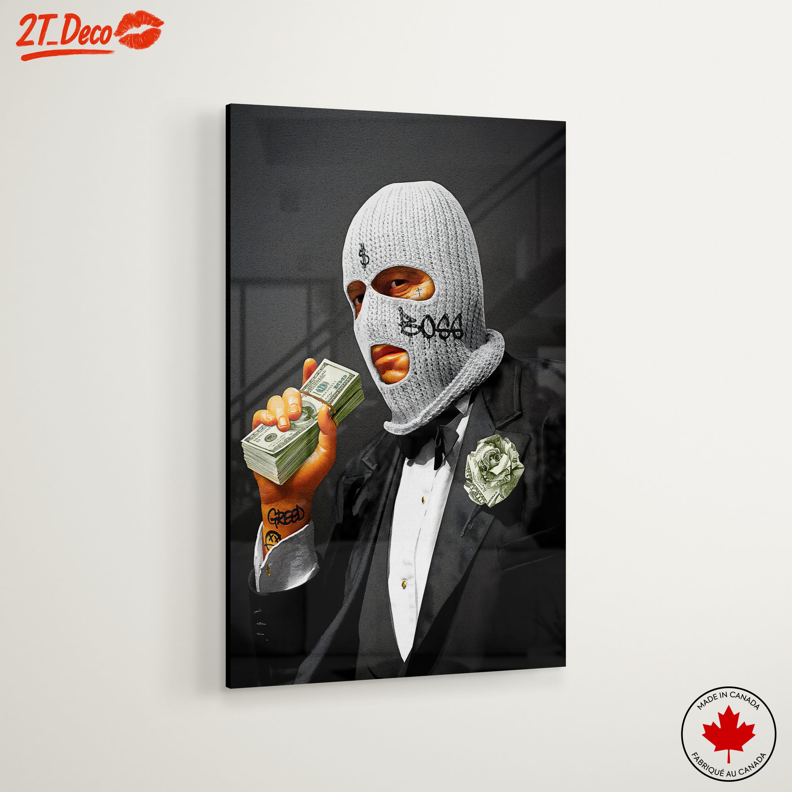Contemporary Street Art Featuring Money and Power - Image 6