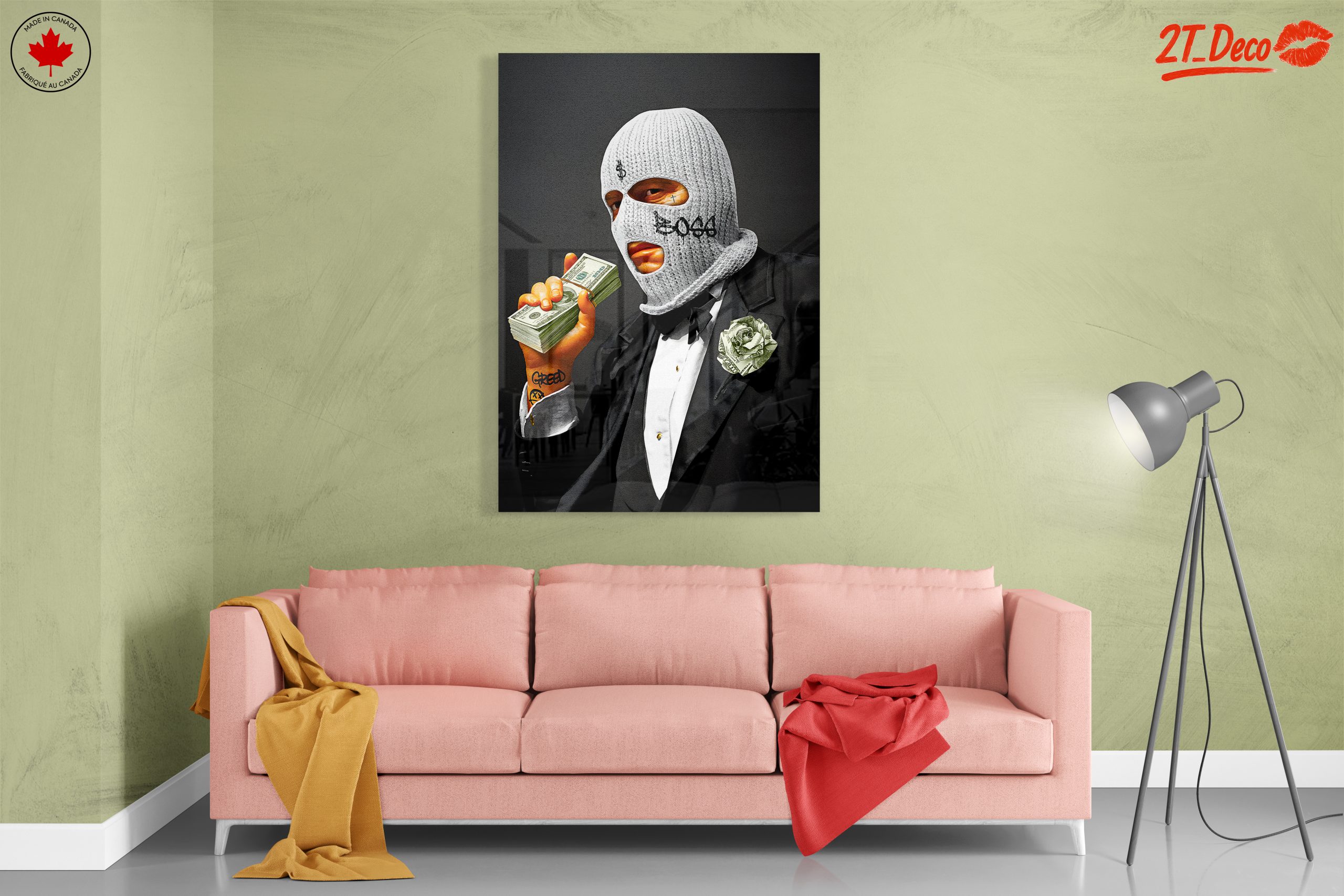 Contemporary Street Art Featuring Money and Power - Image 7