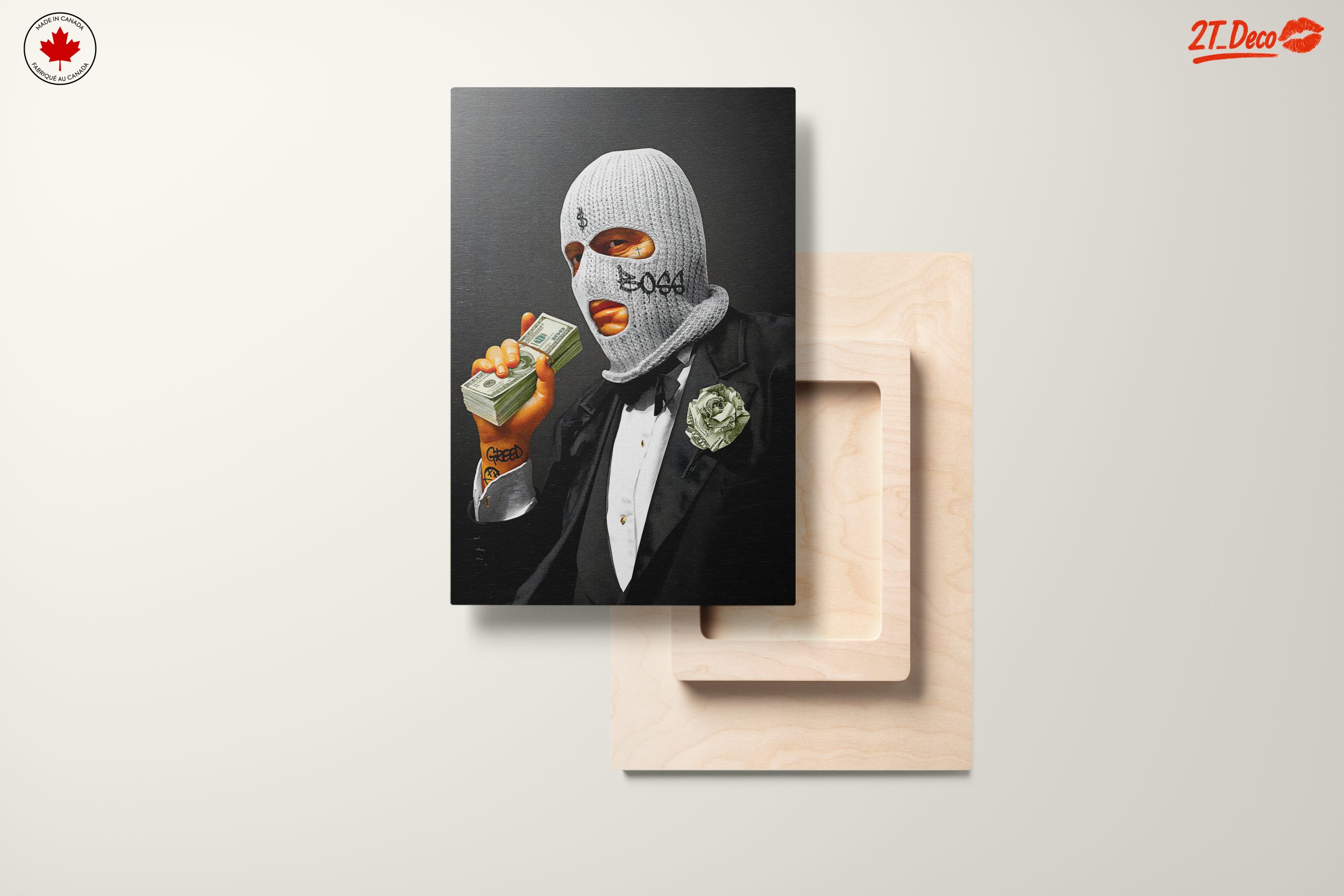Contemporary Street Art Featuring Money and Power - Image 11