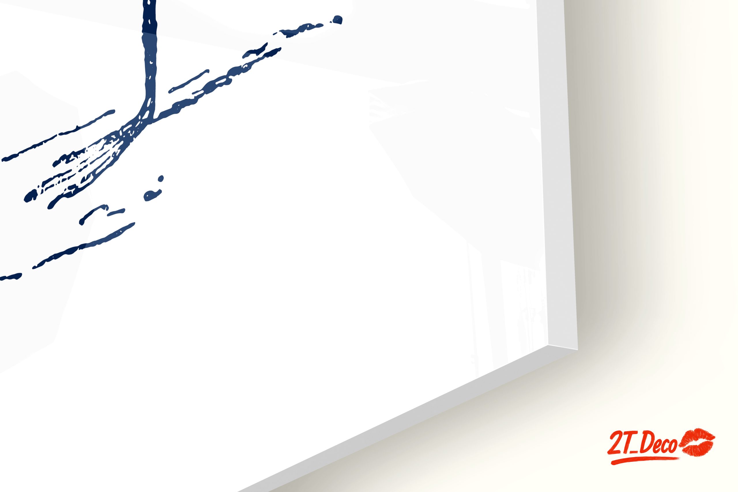 Elegant Bird Illustration in Blue - Image 9