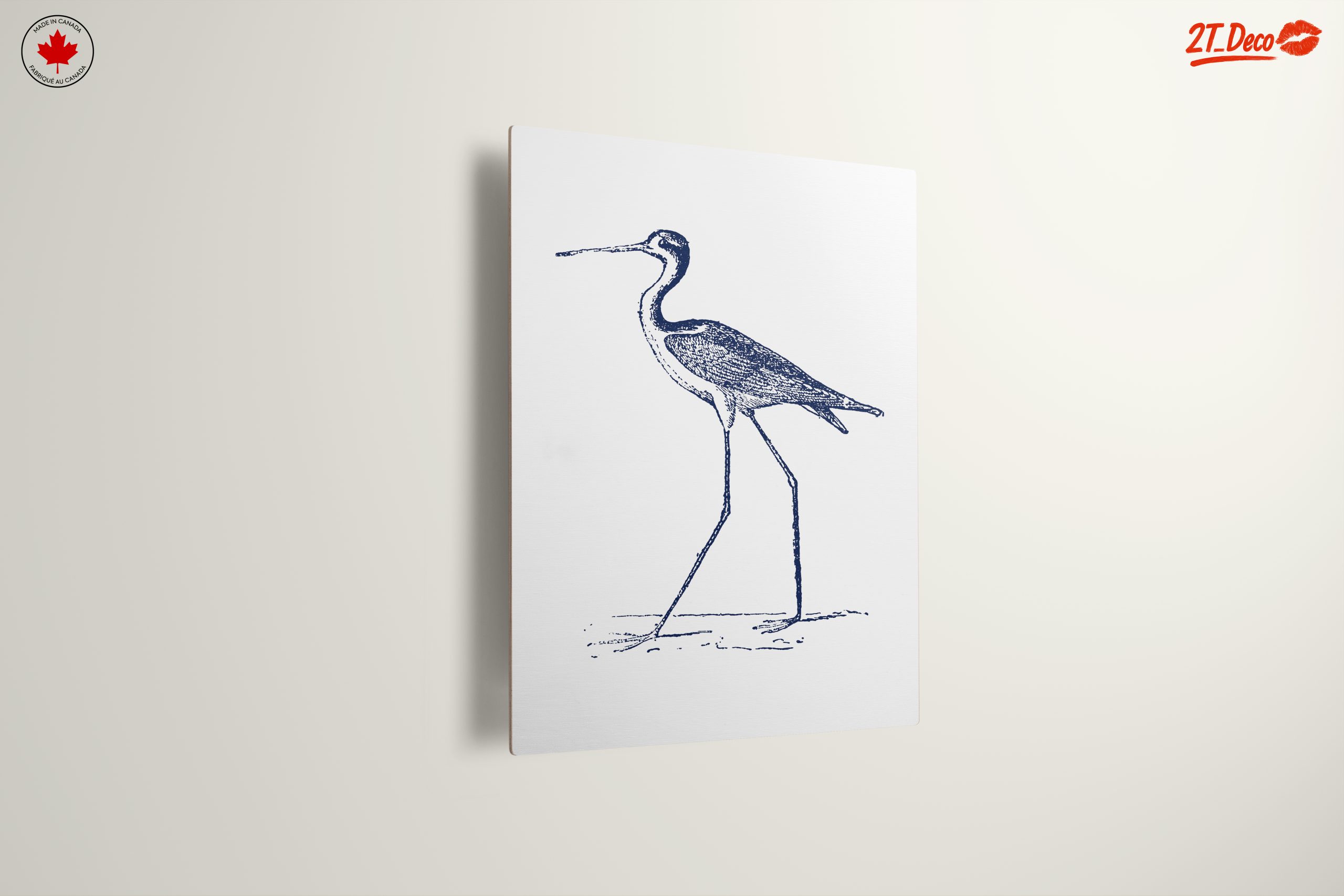 Elegant Bird Illustration in Blue - Image 13
