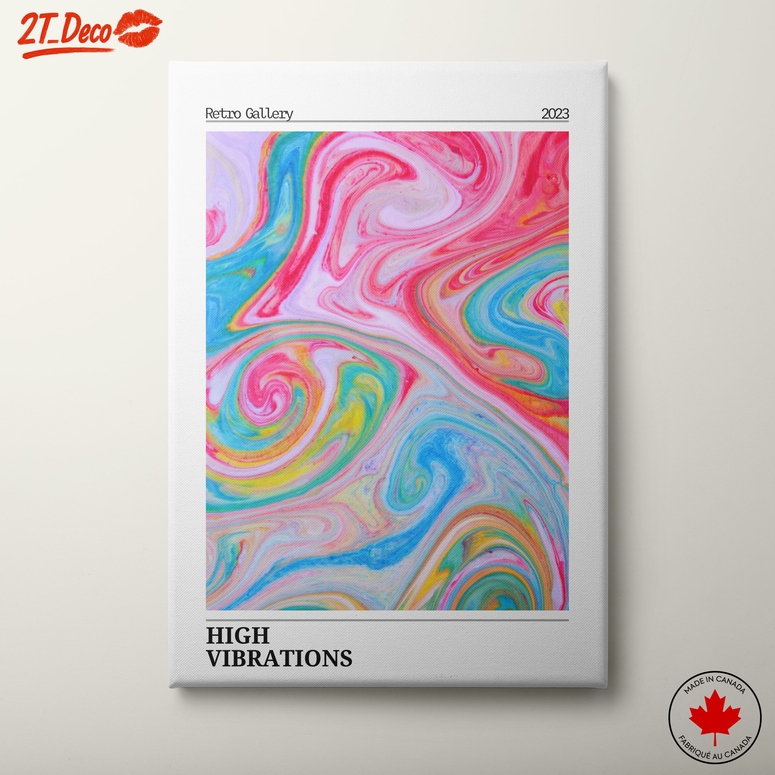 Colorful Abstract Swirls for Modern Decor