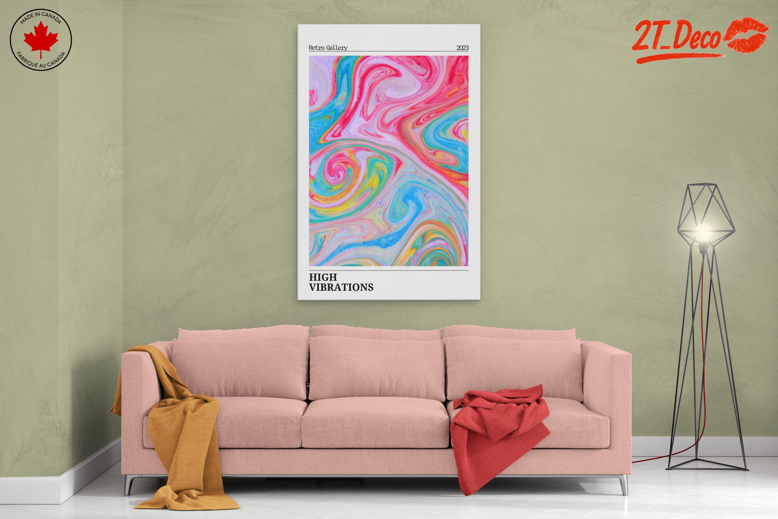 Colorful Abstract Swirls for Modern Decor - Image 2