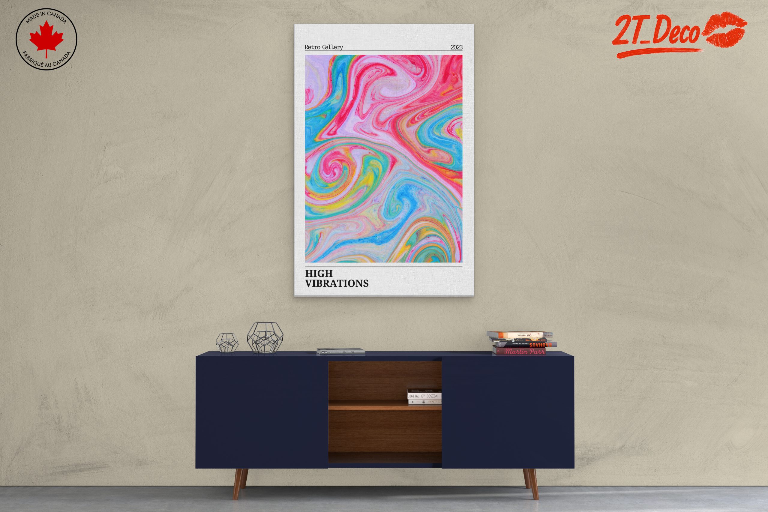 Colorful Abstract Swirls for Modern Decor - Image 3