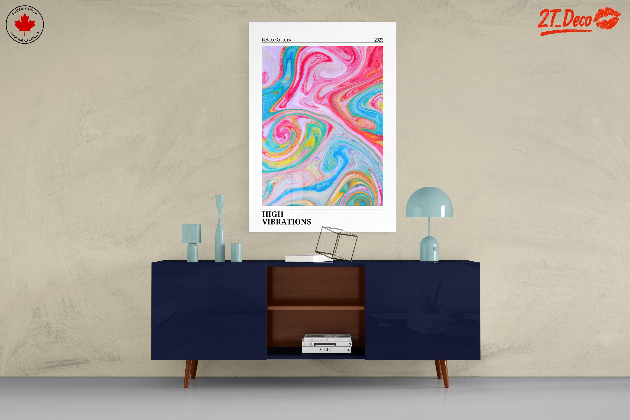 Colorful Abstract Swirls for Modern Decor - Image 8