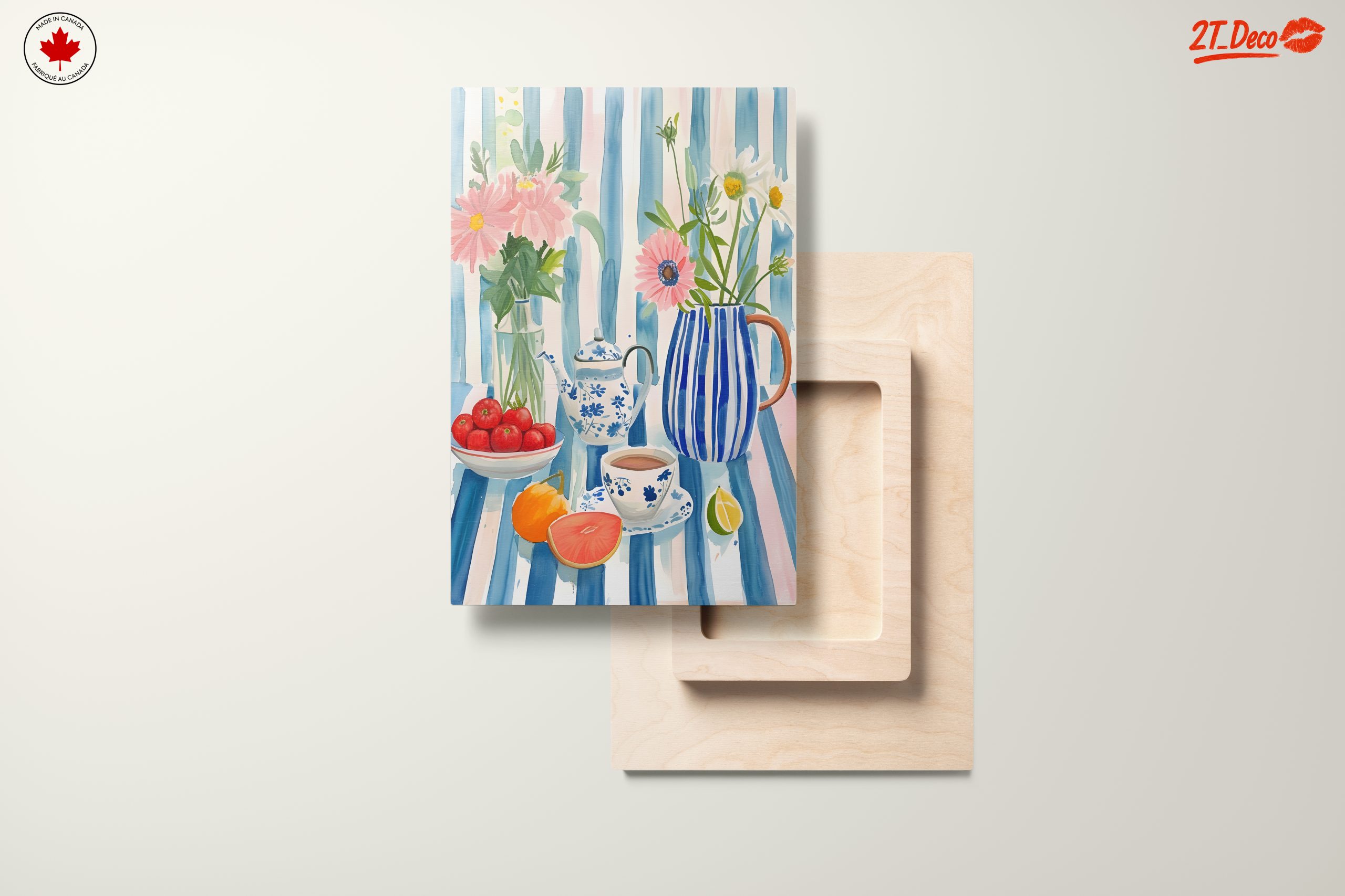 Colorful Food Still Life with Flowers - Image 11
