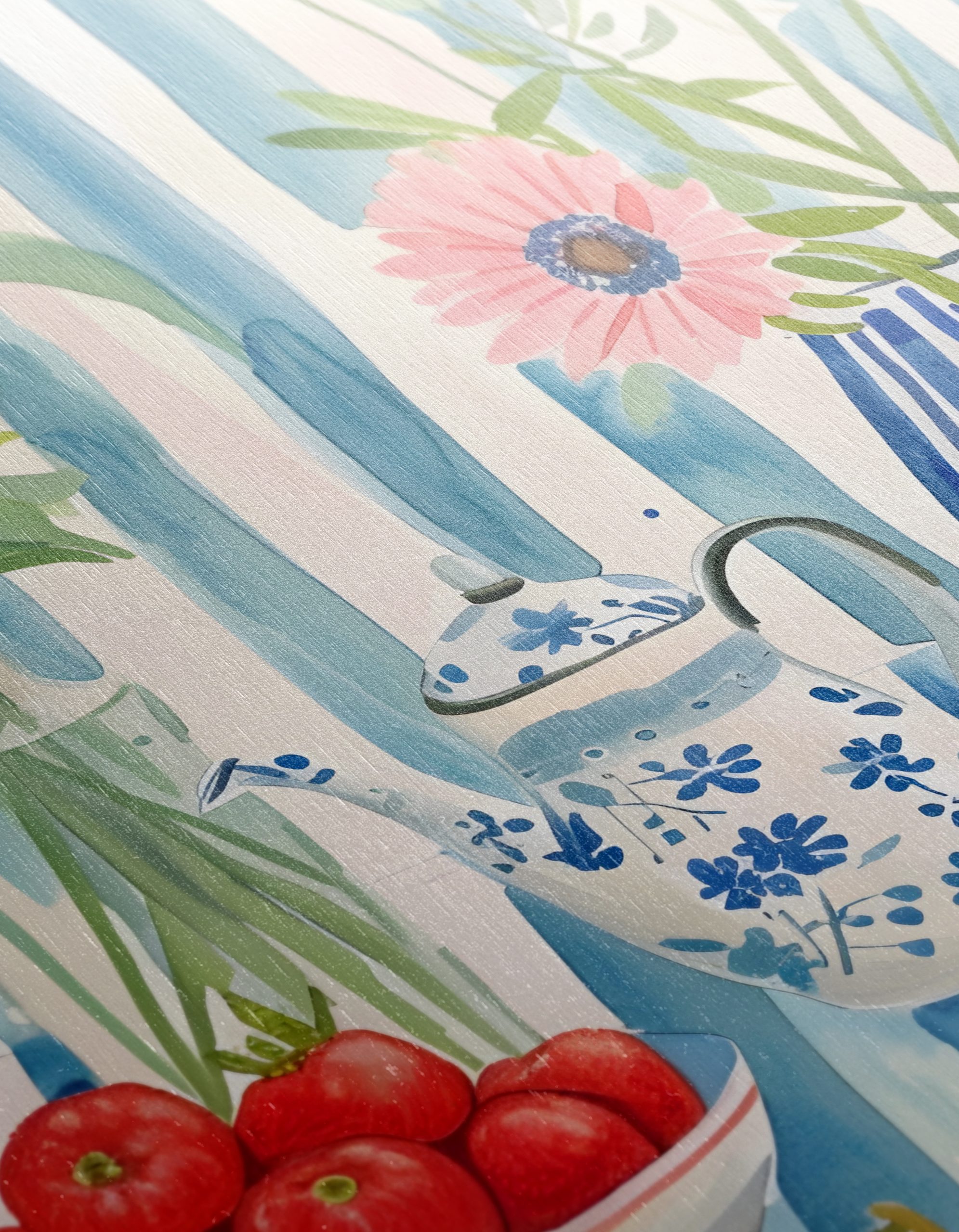 Colorful Food Still Life with Flowers - Image 12