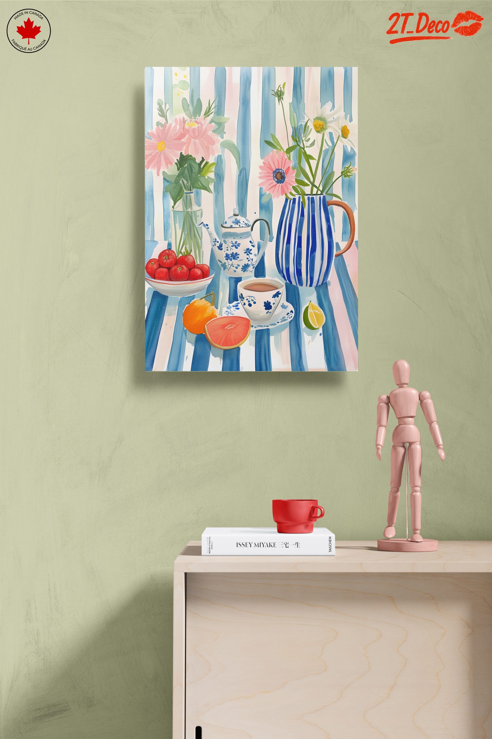 Colorful Food Still Life with Flowers - Image 14