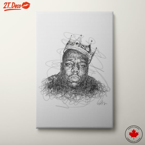 Stylized Portrait of Hip Hop Icon