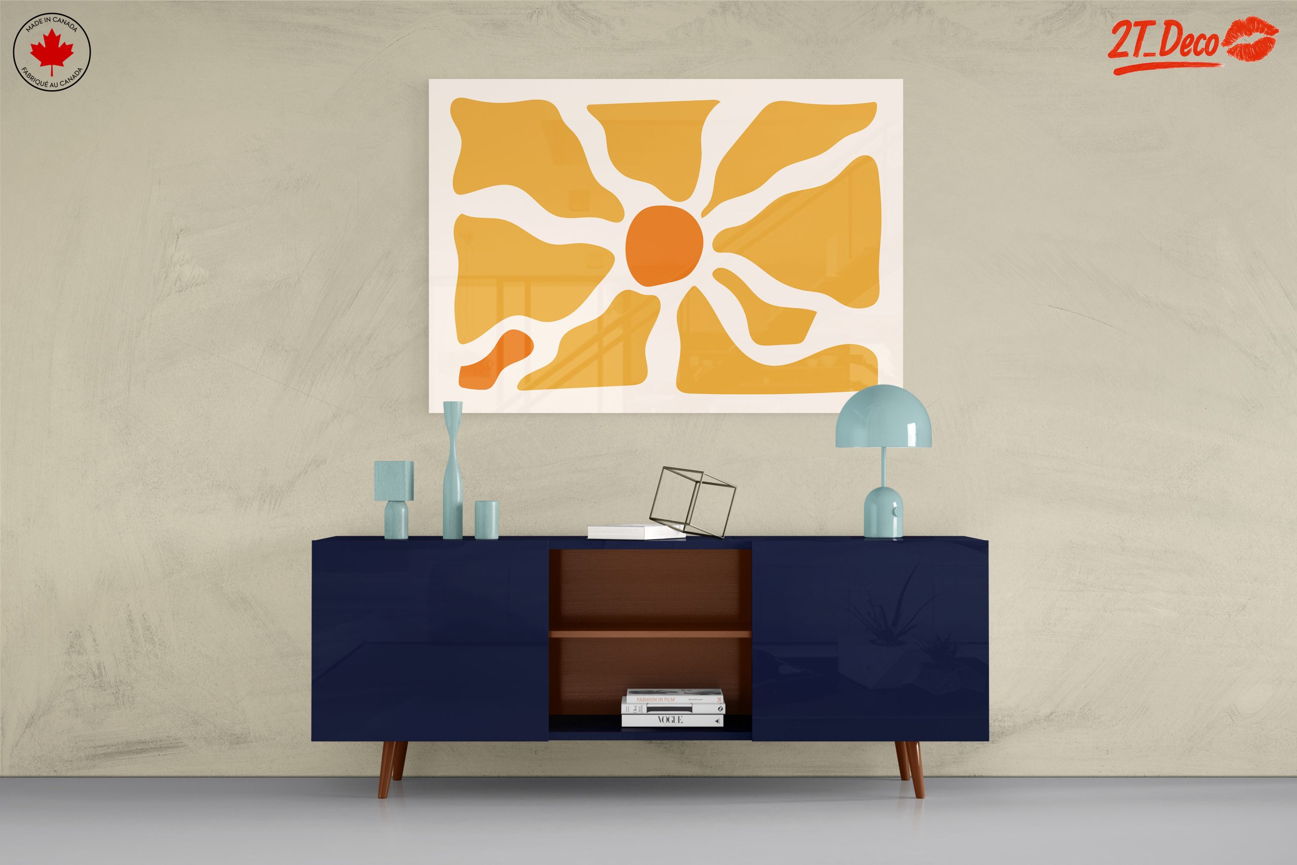 Warm Abstract Sunburst Design - Image 8