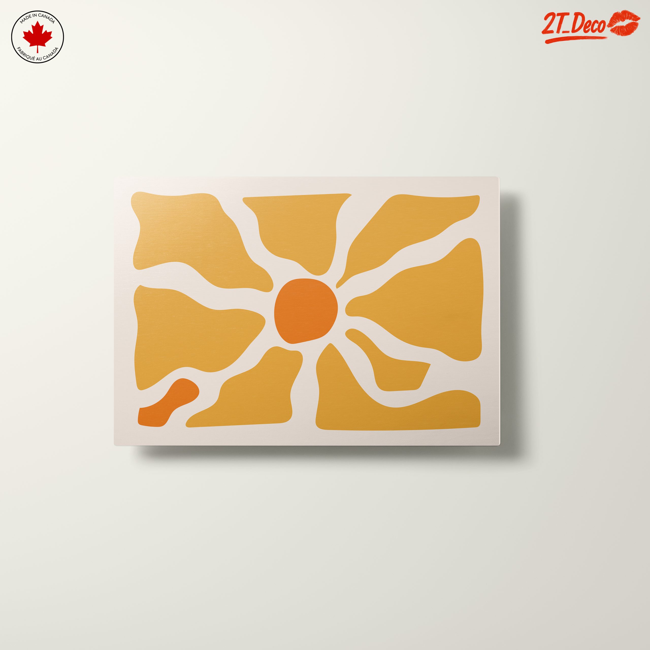 Warm Abstract Sunburst Design - Image 10
