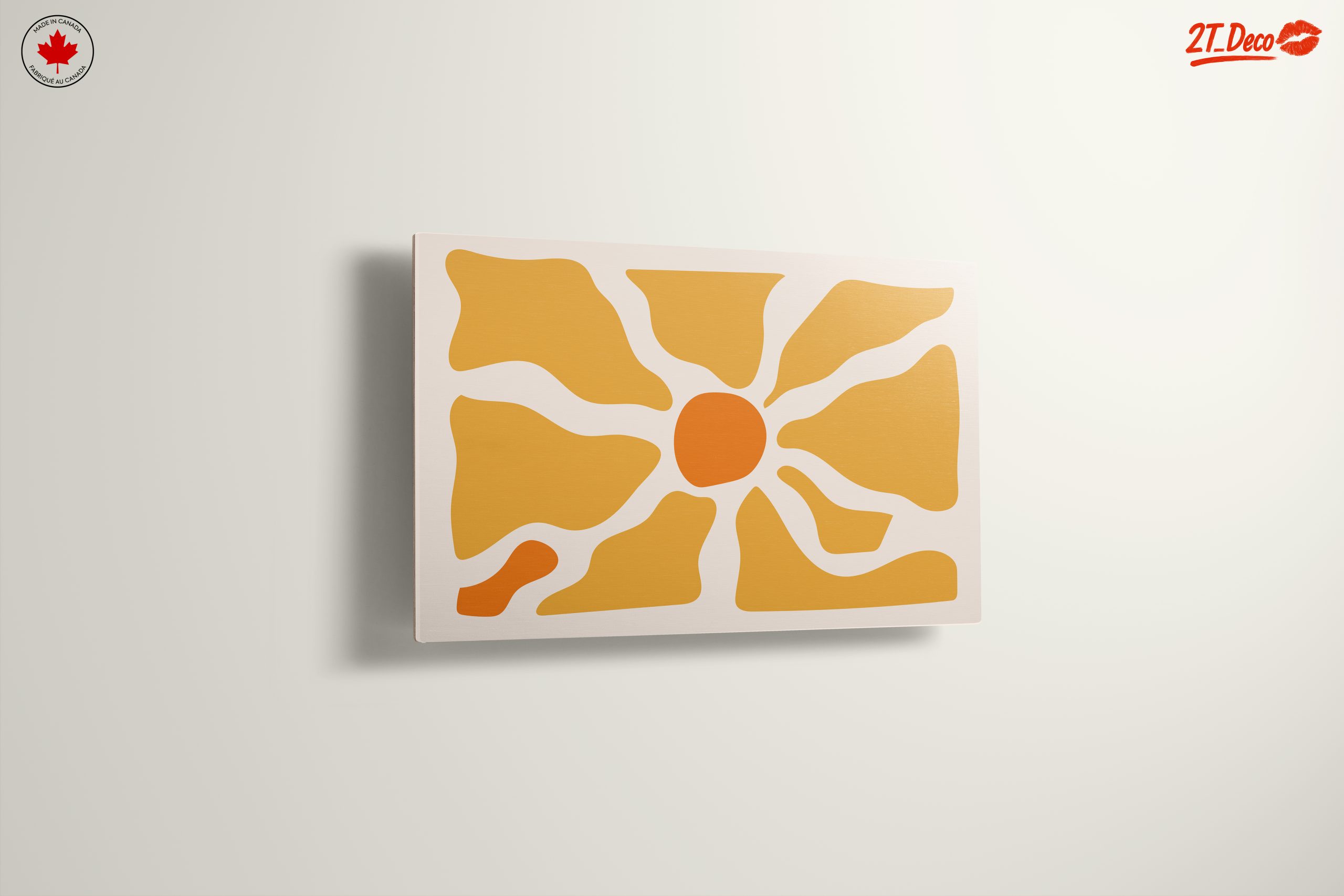 Warm Abstract Sunburst Design - Image 13