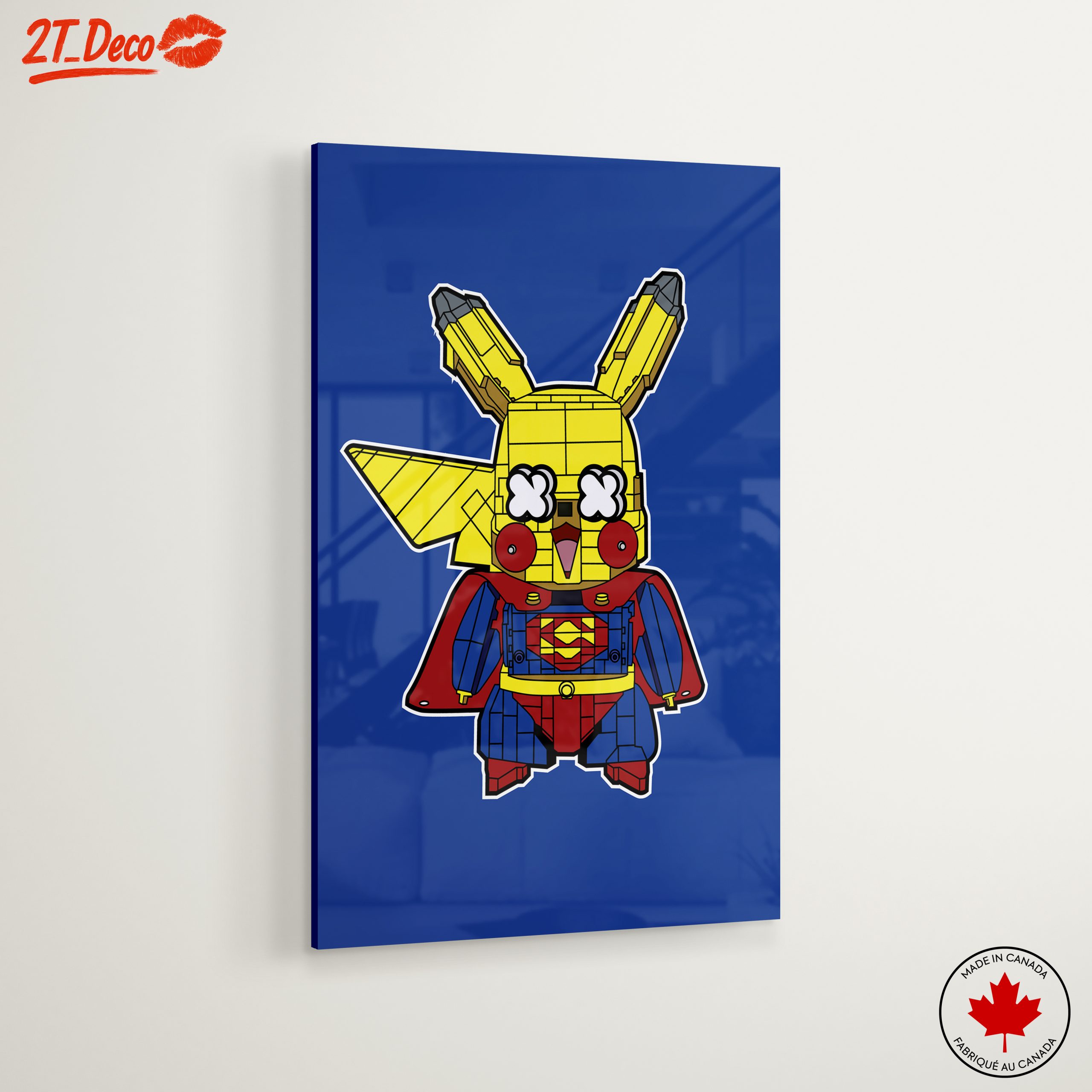 Whimsical Pikachu Superhero Illustration - Image 6