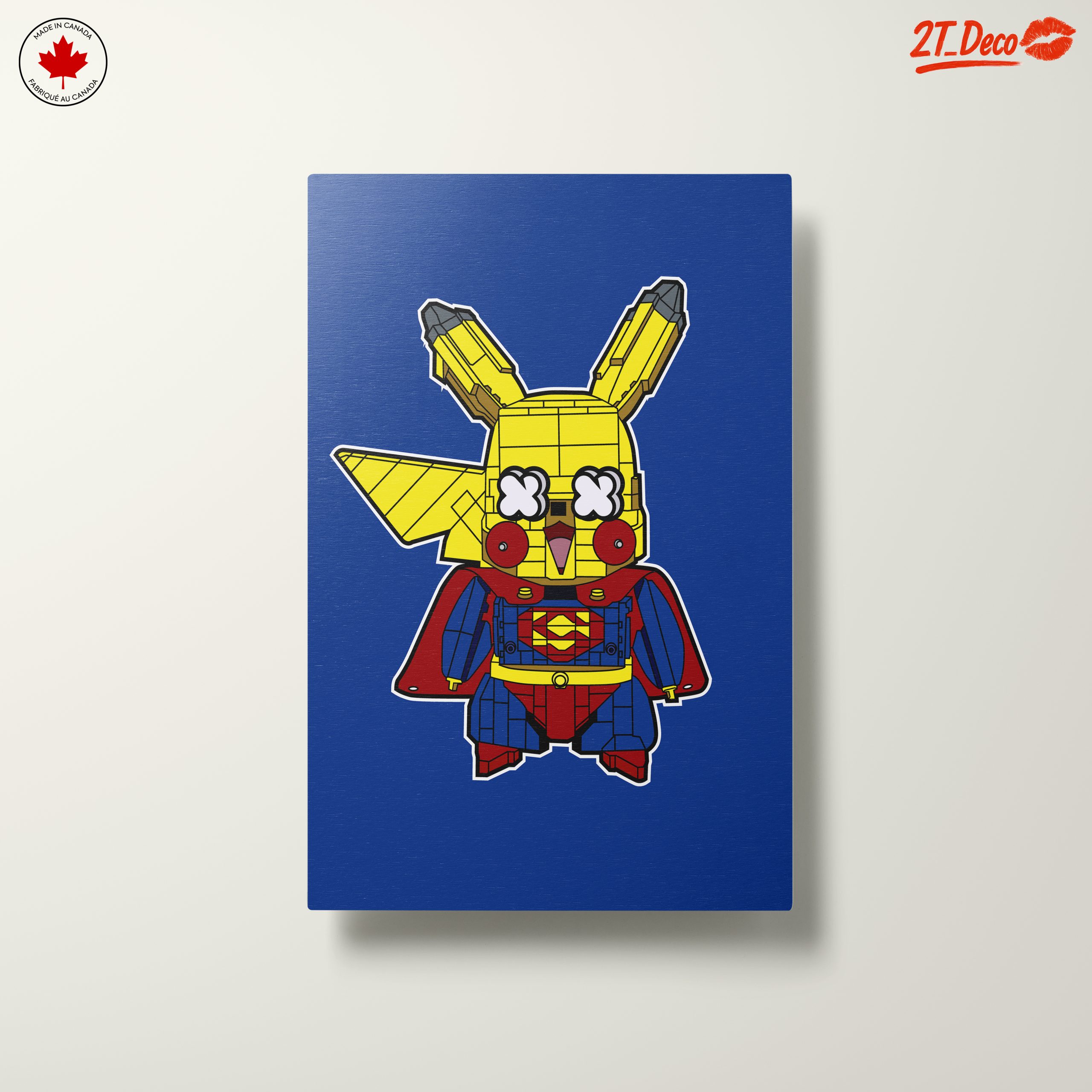 Whimsical Pikachu Superhero Illustration - Image 10