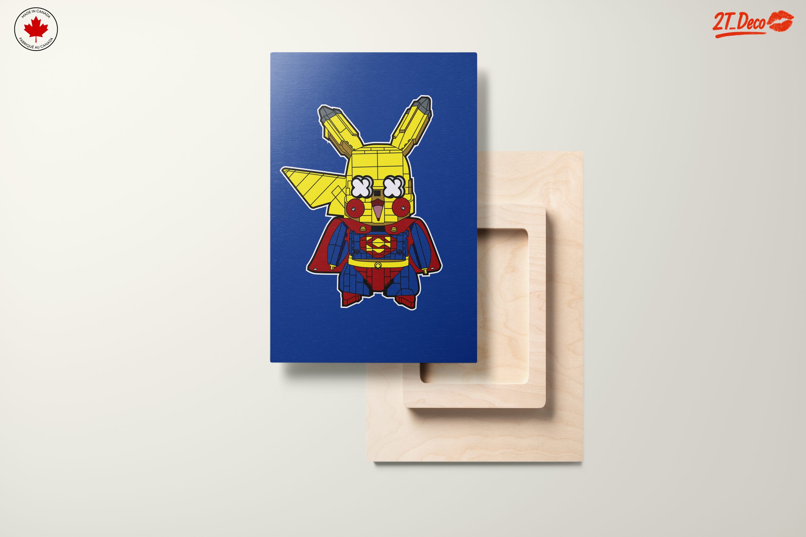 Whimsical Pikachu Superhero Illustration - Image 11