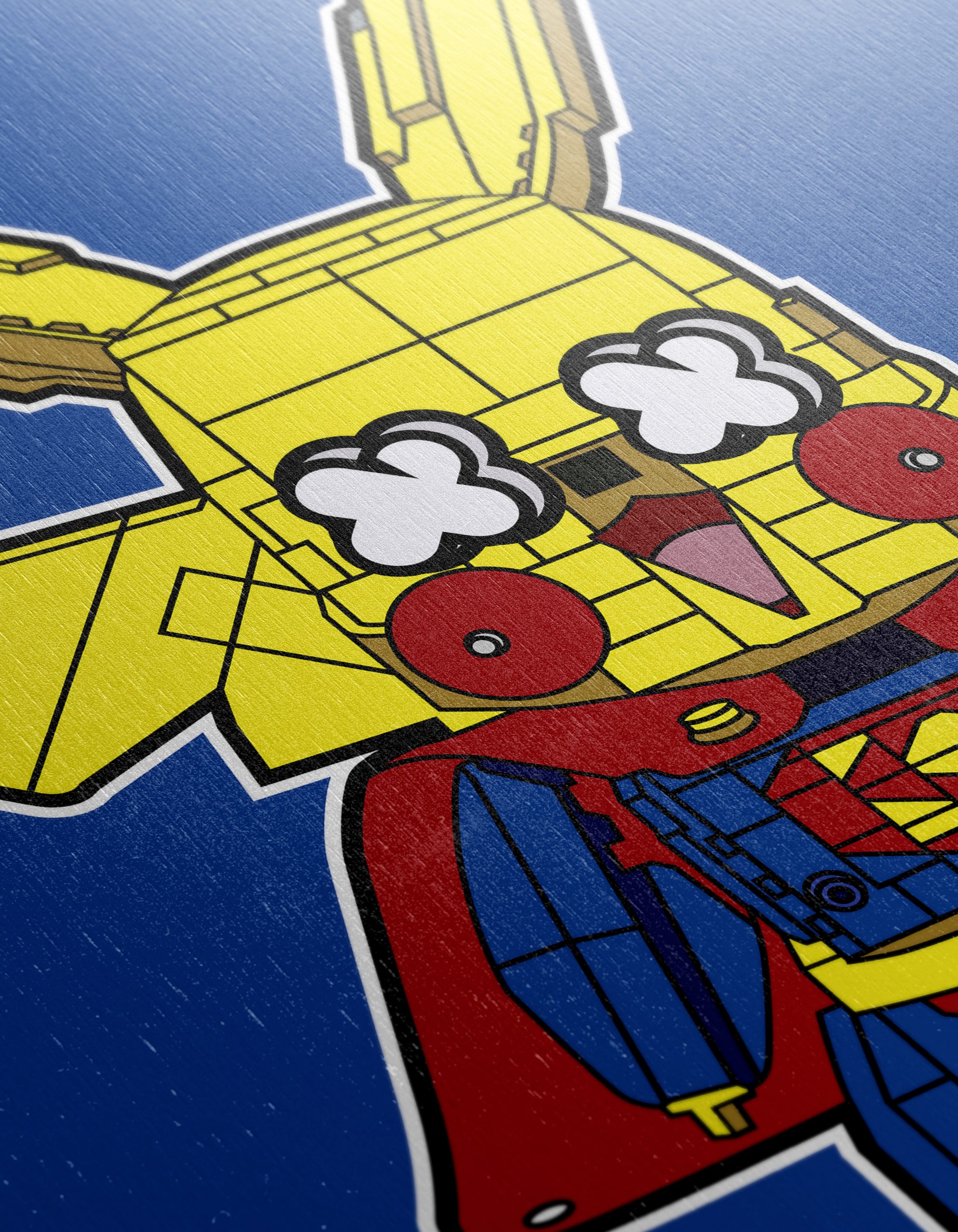 Whimsical Pikachu Superhero Illustration - Image 12