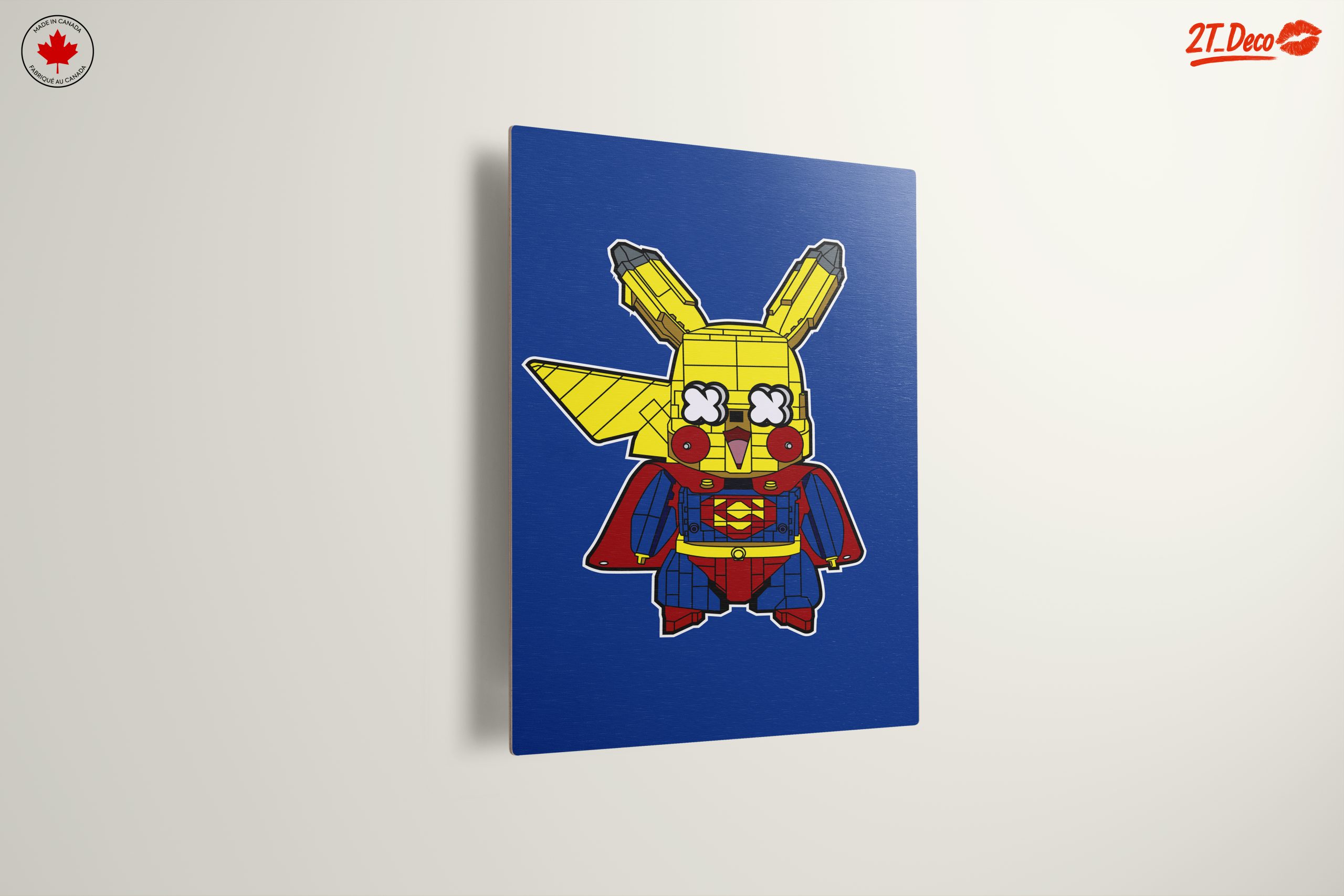 Whimsical Pikachu Superhero Illustration - Image 13