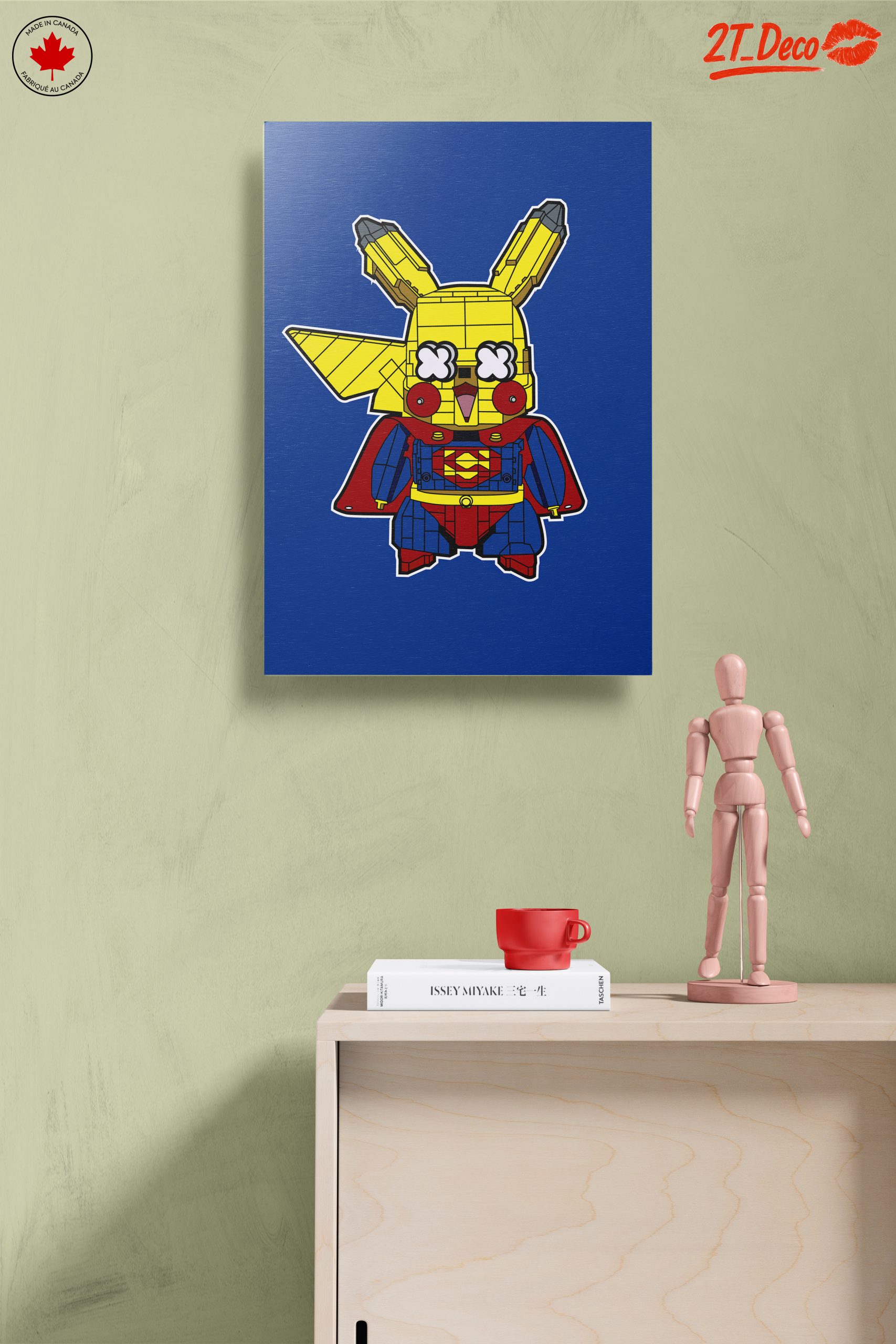 Whimsical Pikachu Superhero Illustration - Image 14