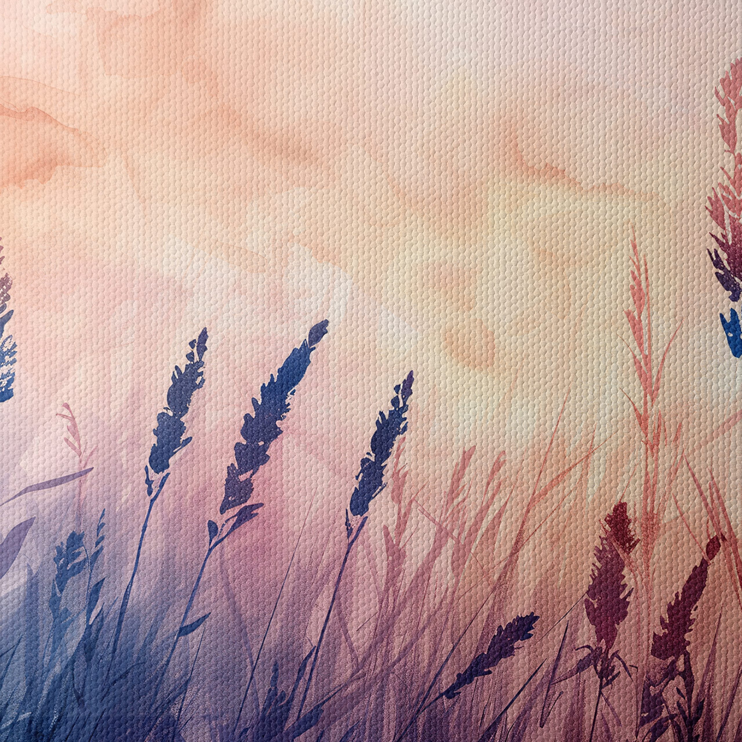 Abstract Botanical Landscape with Silhouetted Plants - Image 4