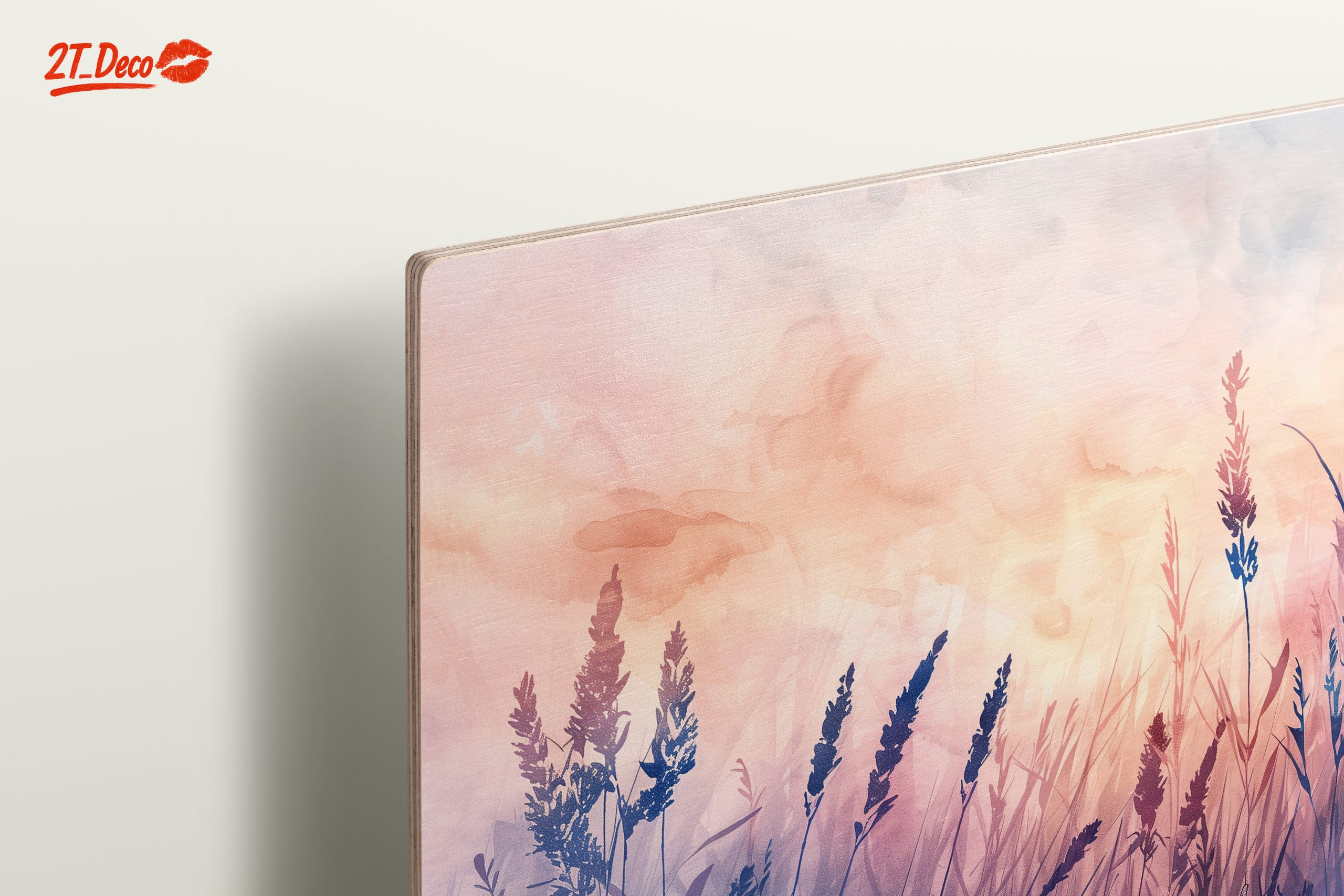 Abstract Botanical Landscape with Silhouetted Plants - Image 15