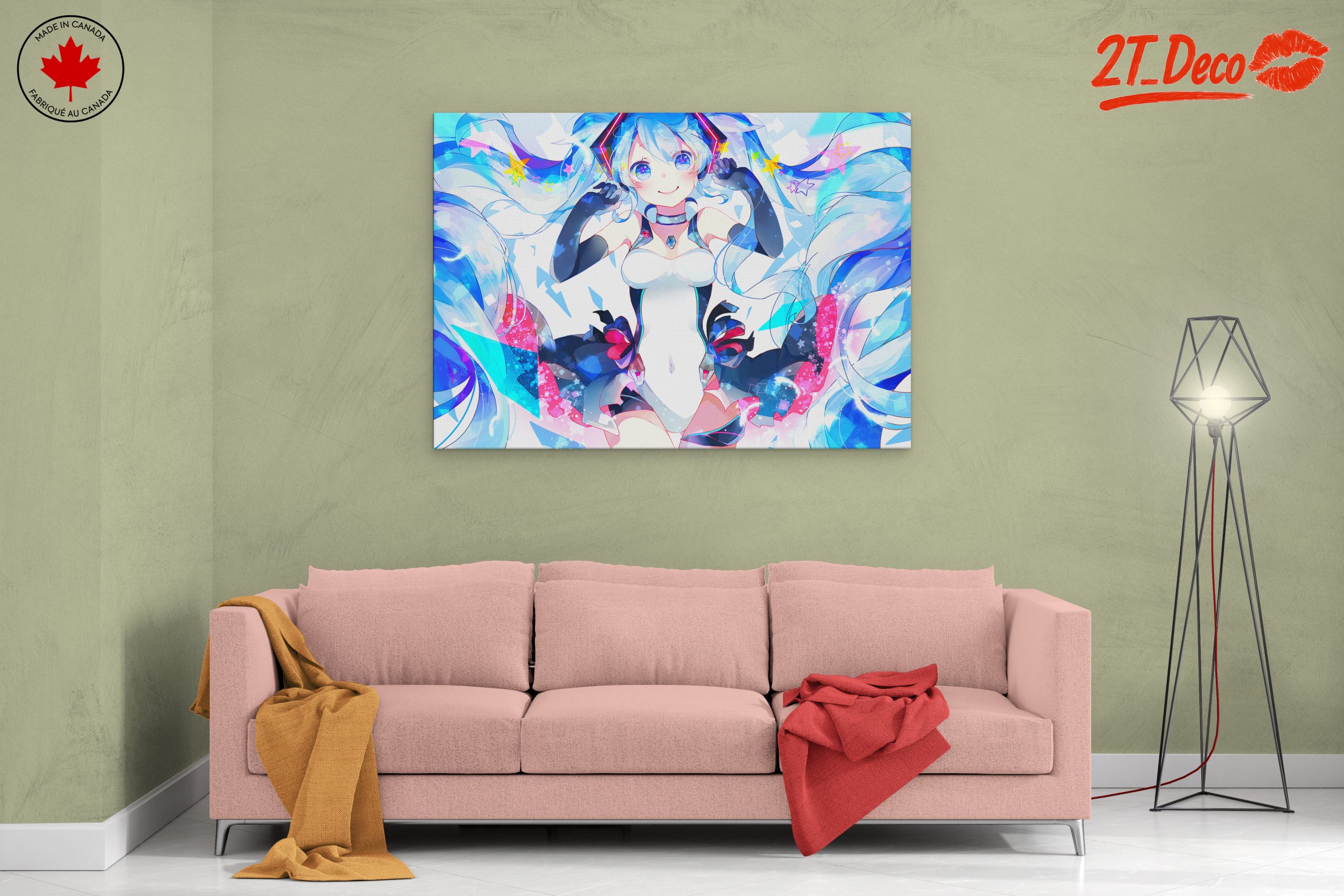 Vibrant Vocaloid Character Art - Image 2
