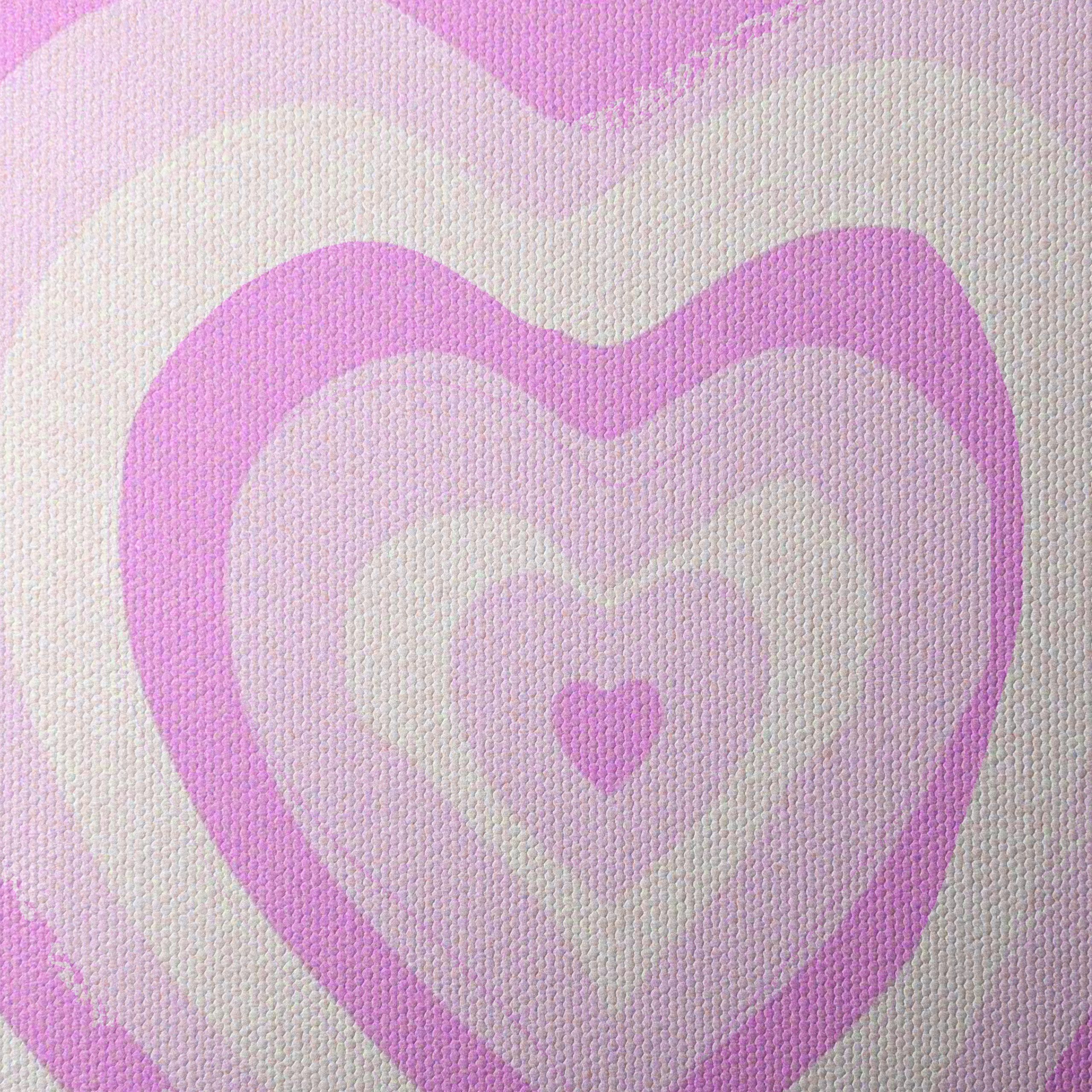 Gradient Heart Artwork in Soft Pink Tones - Image 4