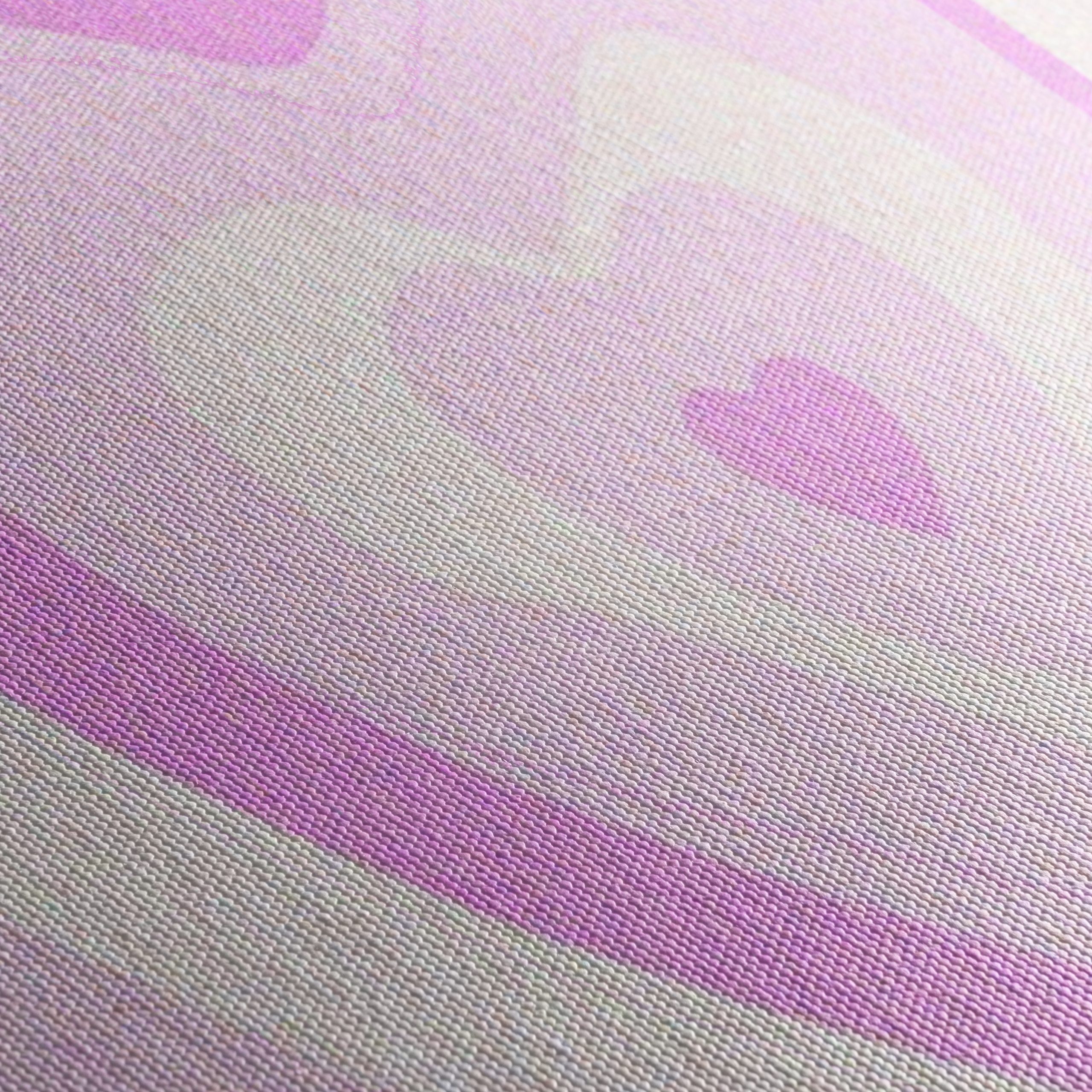 Gradient Heart Artwork in Soft Pink Tones - Image 5