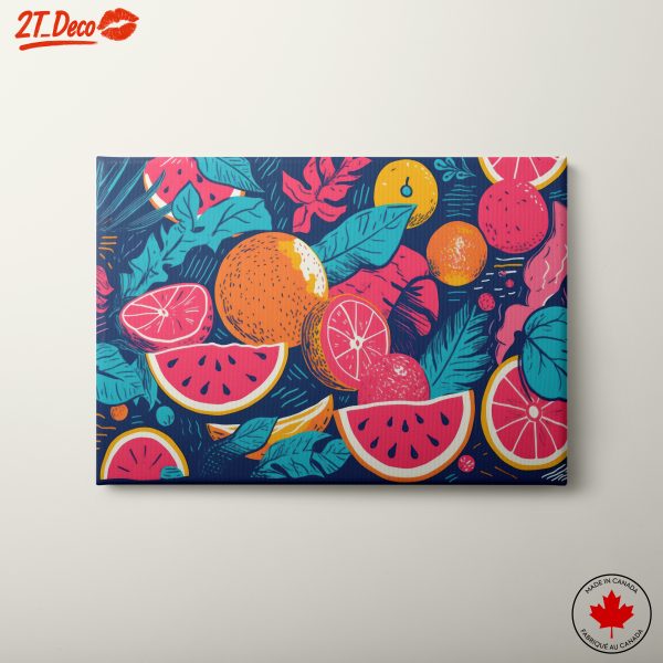 Vibrant Abstract Fruit Artwork 2