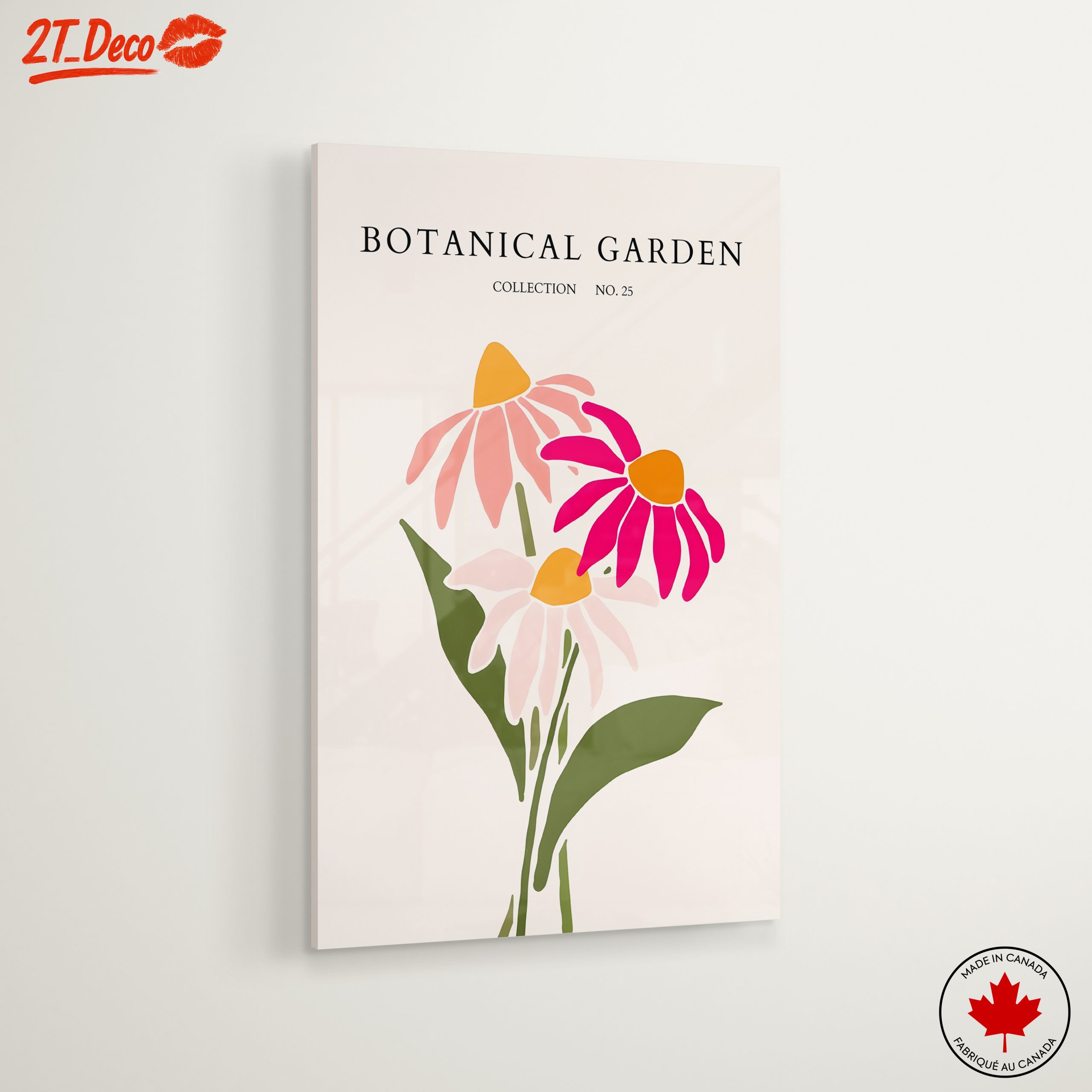Stylized Floral Artwork in Botanical Garden Collection - Image 6