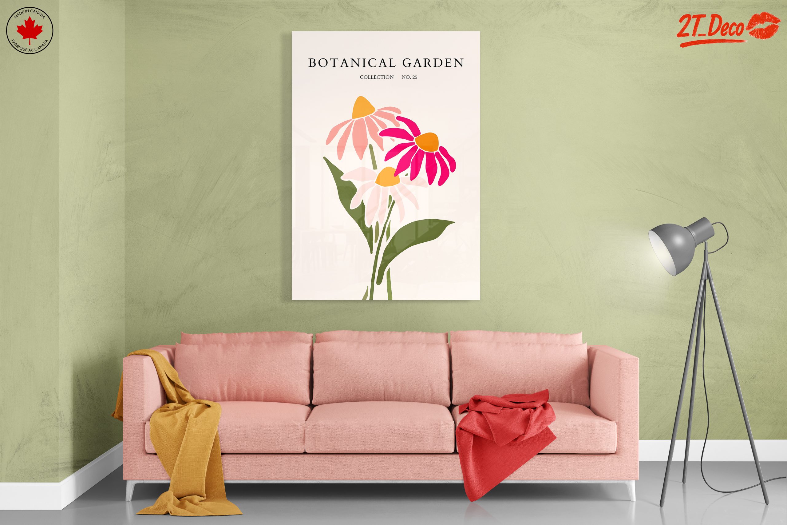 Stylized Floral Artwork in Botanical Garden Collection - Image 7