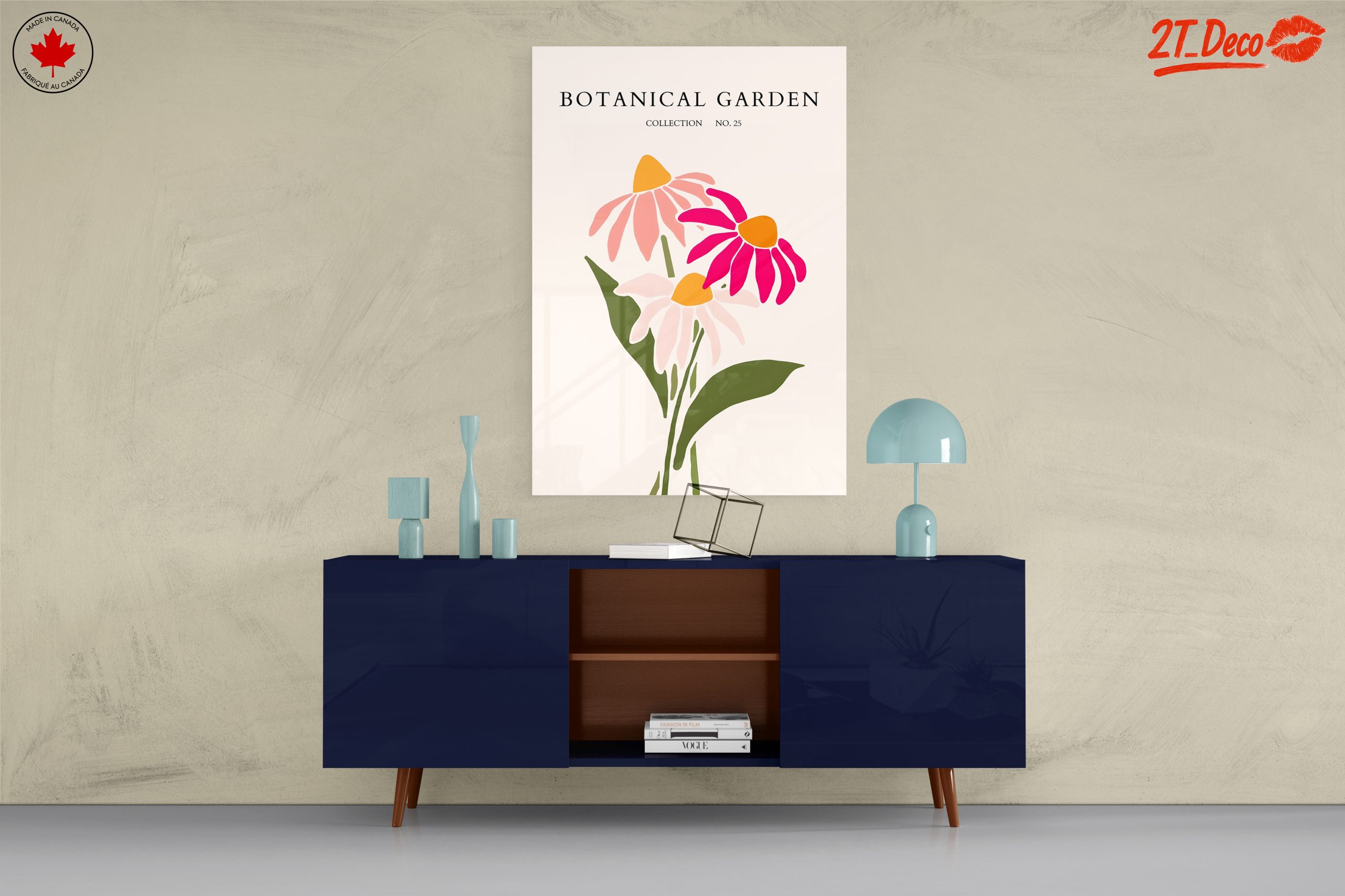 Stylized Floral Artwork in Botanical Garden Collection - Image 8