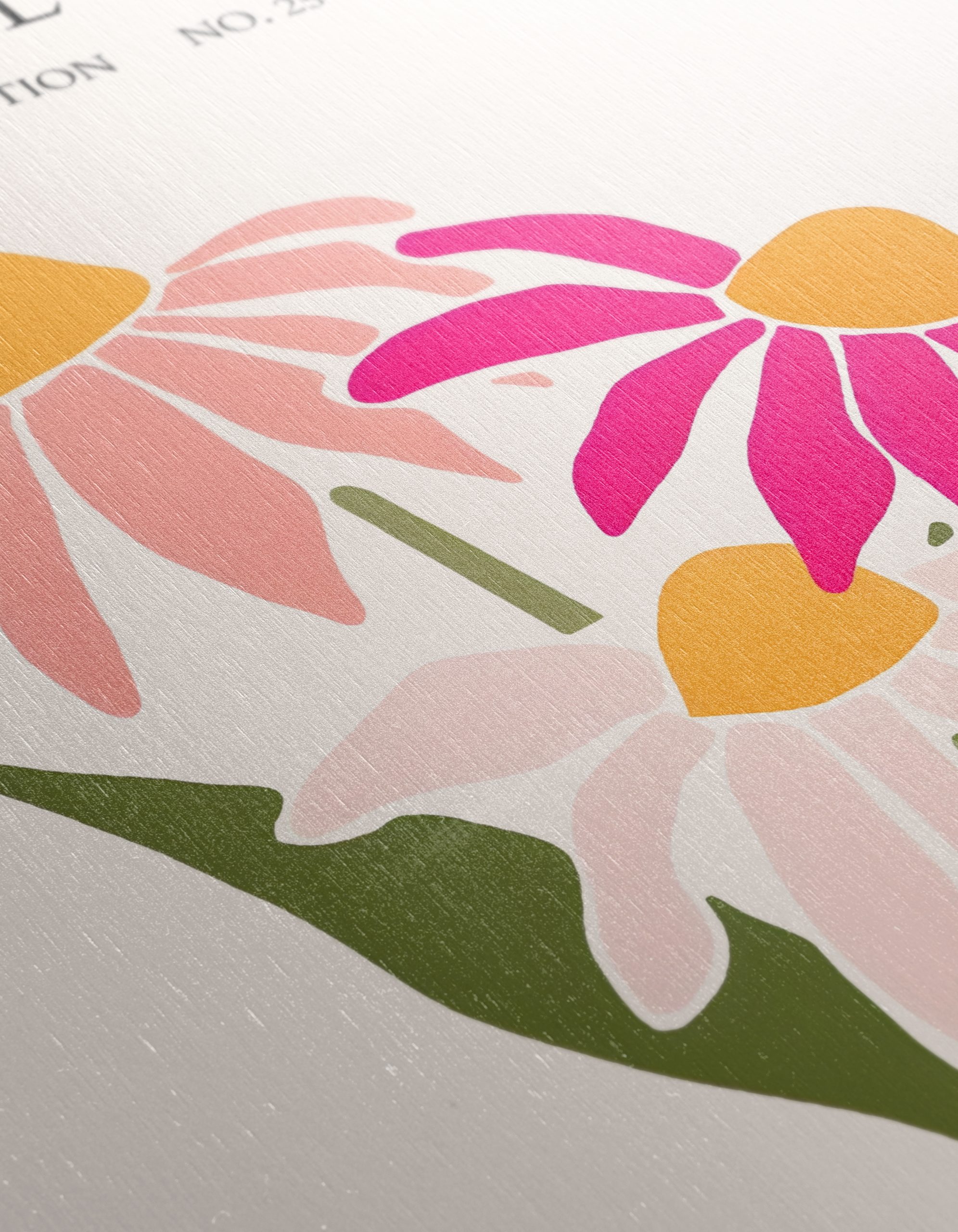 Stylized Floral Artwork in Botanical Garden Collection - Image 12